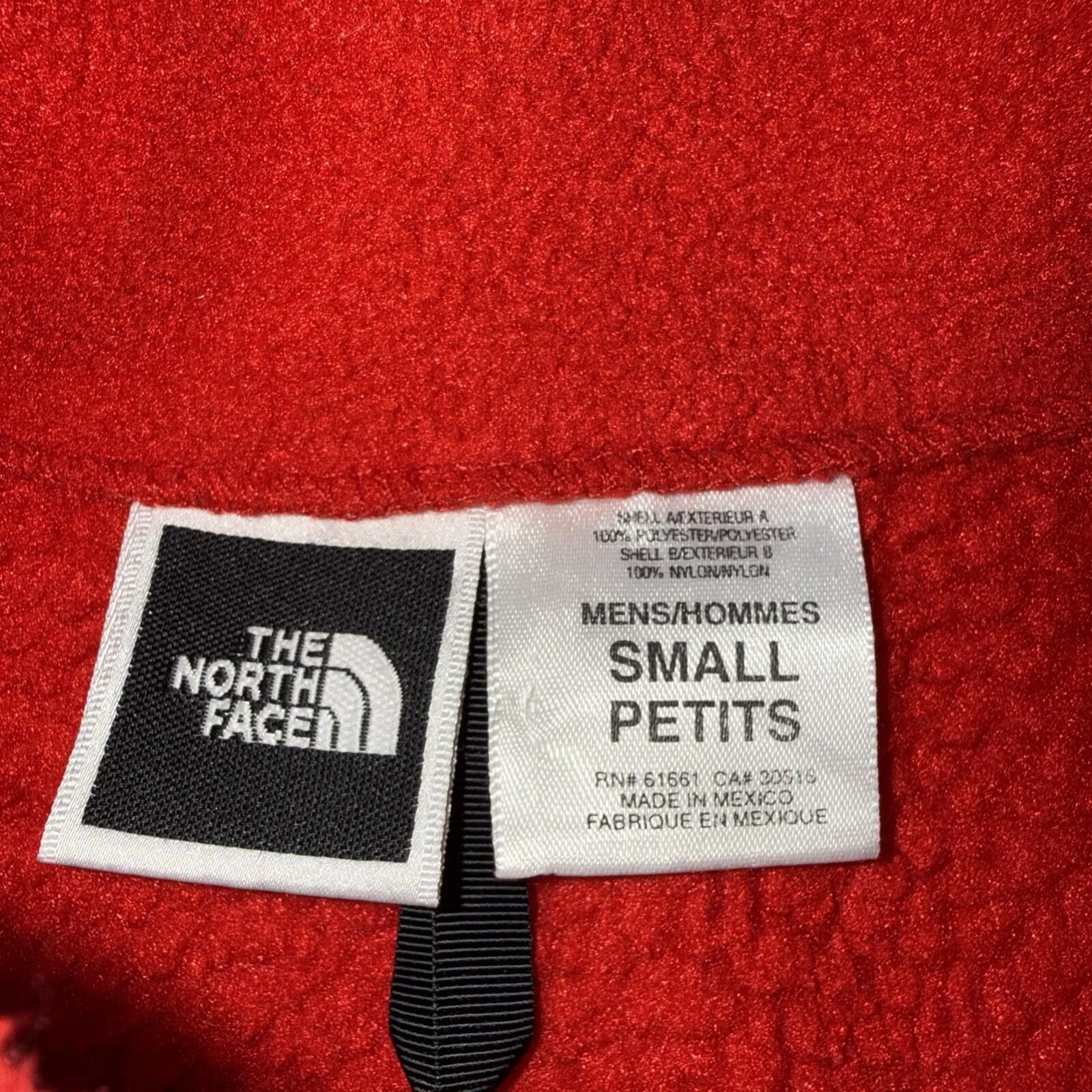 The North Face Vtg North Face Fleece Jacket Red Black 90s Denali Polartec Size US S / EU 44-46 / 1 - 6 Thumbnail