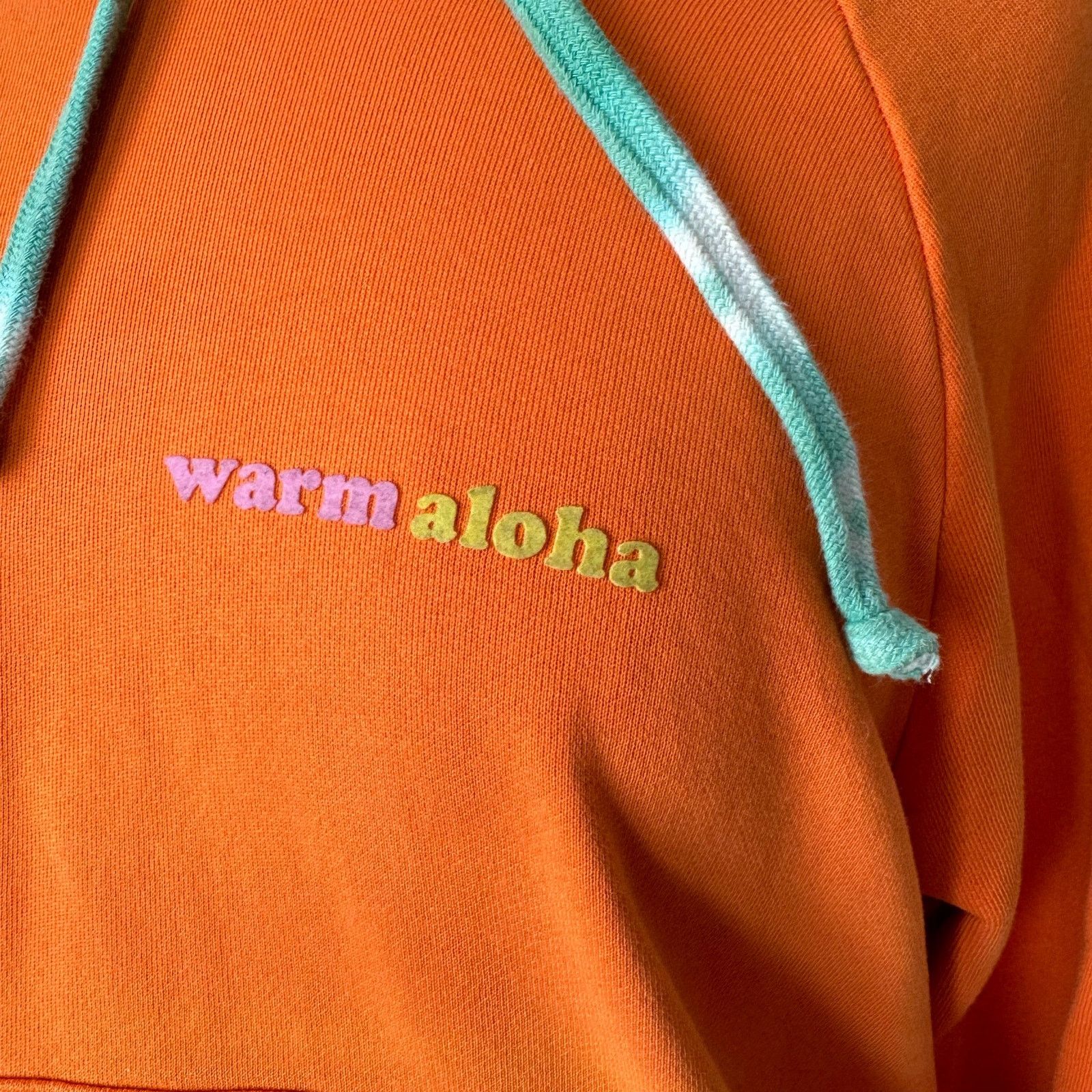 Other WARM "Warm Aloha" Orange Hoodie Sweatshirt Size Medium Size M / US 6-8 / IT 42-44 - 11 Thumbnail