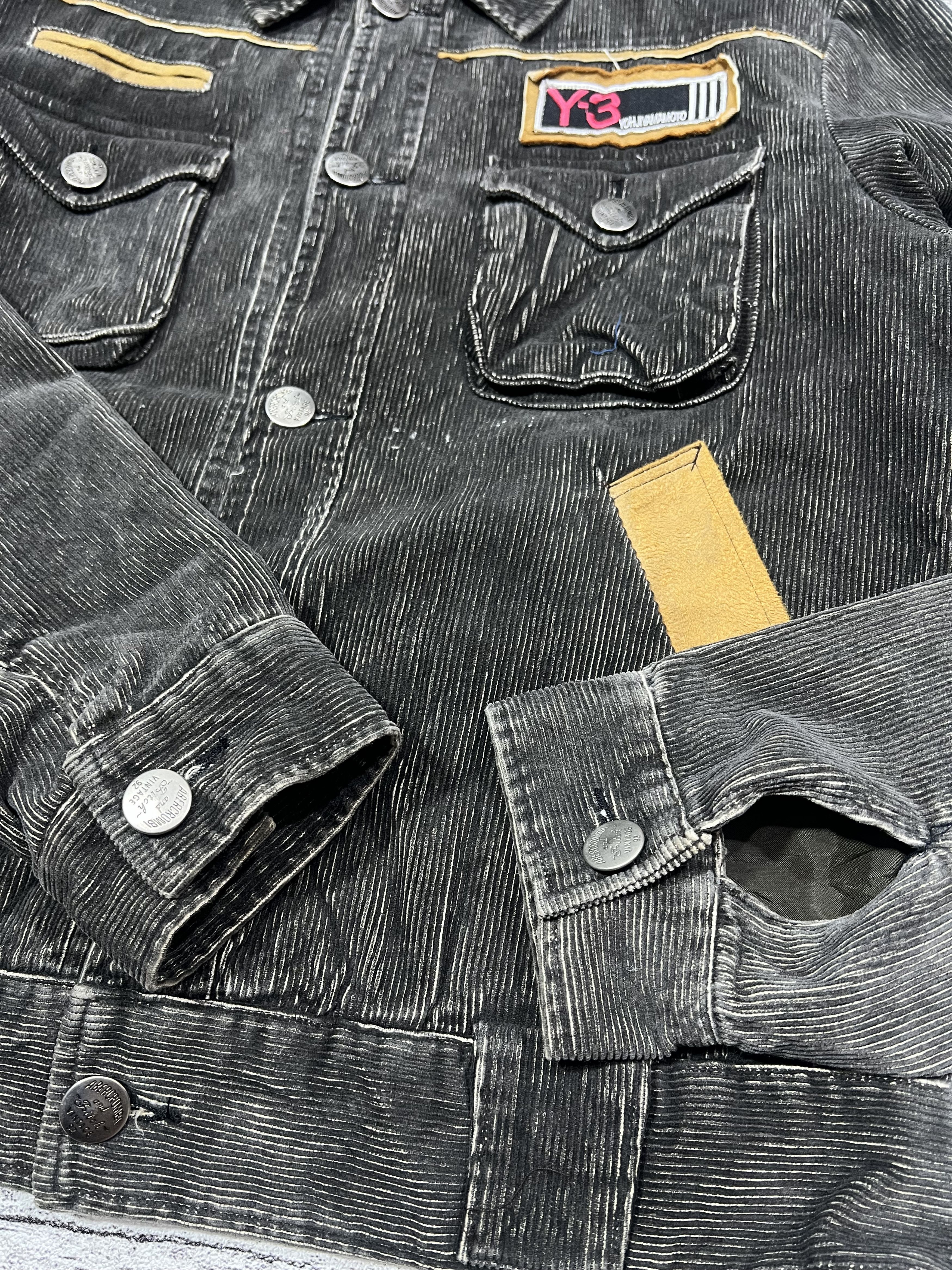 Japanese Brand 2000s Yohji Yamamoto Y-3 Patch Corduroy y2k Lgb Ifsixwasnine Size US M / EU 48-50 / 2 - 7 Thumbnail