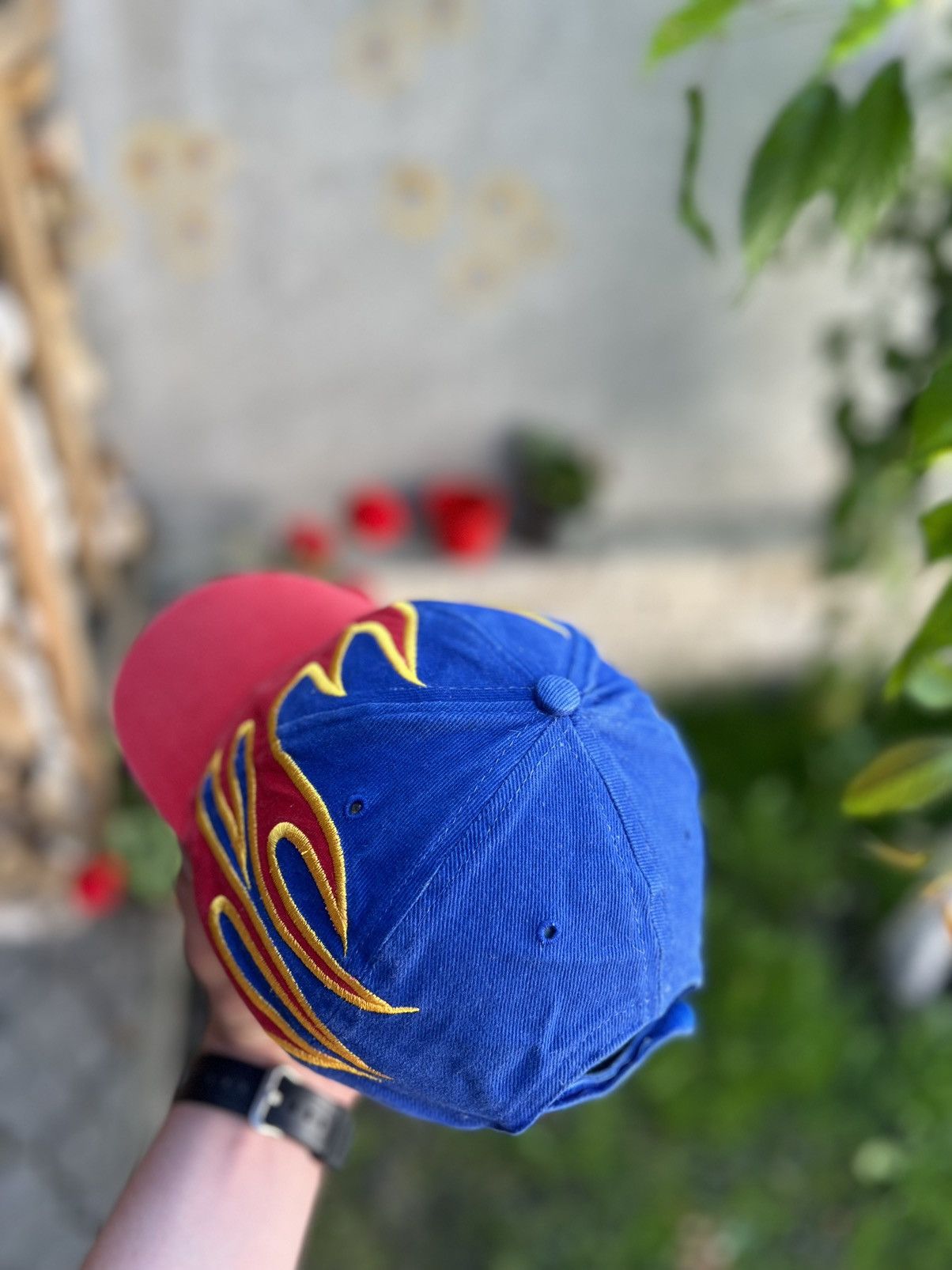 Designer × Vintage Vintage Designer Fire Cap Hat Size ONE SIZE - 2 Thumbnail