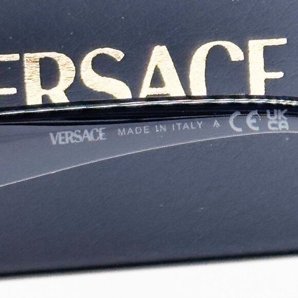 Versace NEW VERSACE SUNGLASSES VE2298 1002/87 GOLD/GRAY UNISEX EYEWE Size ONE SIZE - 9 Thumbnail