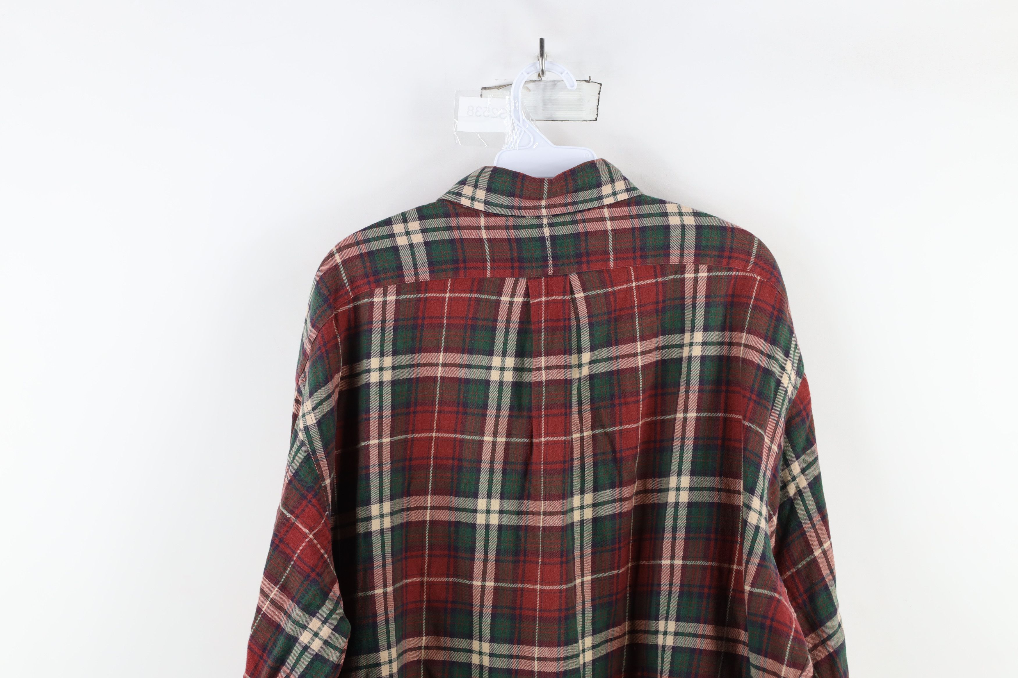 Ralph Lauren × Vintage Vintage 90s Ralph Lauren Flannel Button Down Shirt Plaid Size US L / EU 52-54 / 3 - 9 Thumbnail