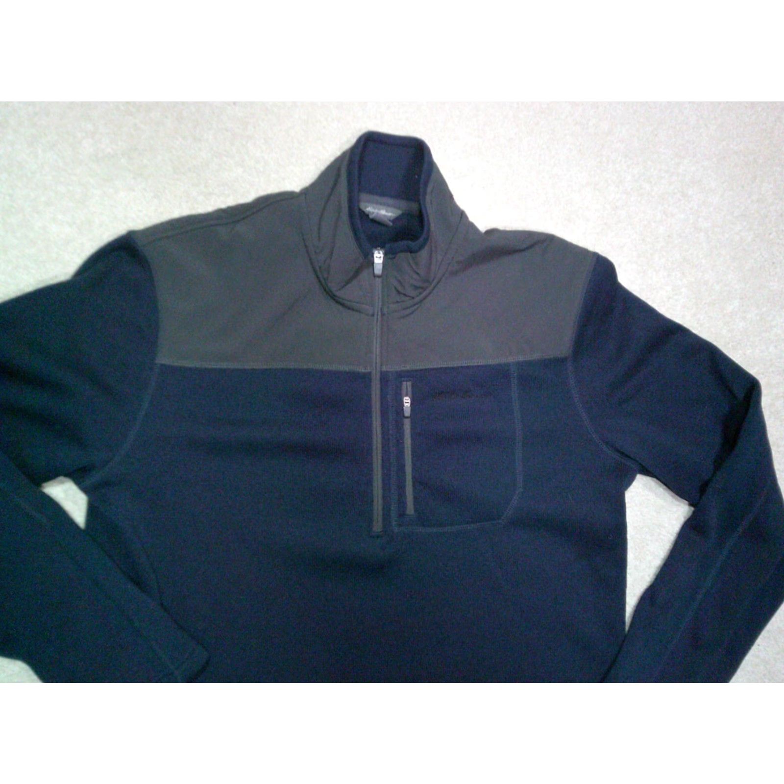 Eddie Bauer VINTAGE Eddie Bauer Pullover Fleece Jacket Mens Large Tall Blue 1/4 Zip Size US L / EU 52-54 / 3 - 3 Thumbnail