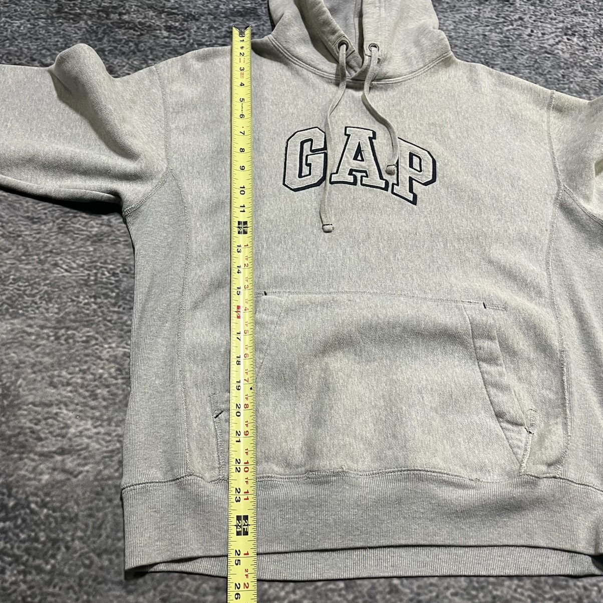 Gap Vintage Gap Logo Spell Out Gray Y2K 2000s Hoodie Sweatshirt Size US S / EU 44-46 / 1 - 13 Thumbnail