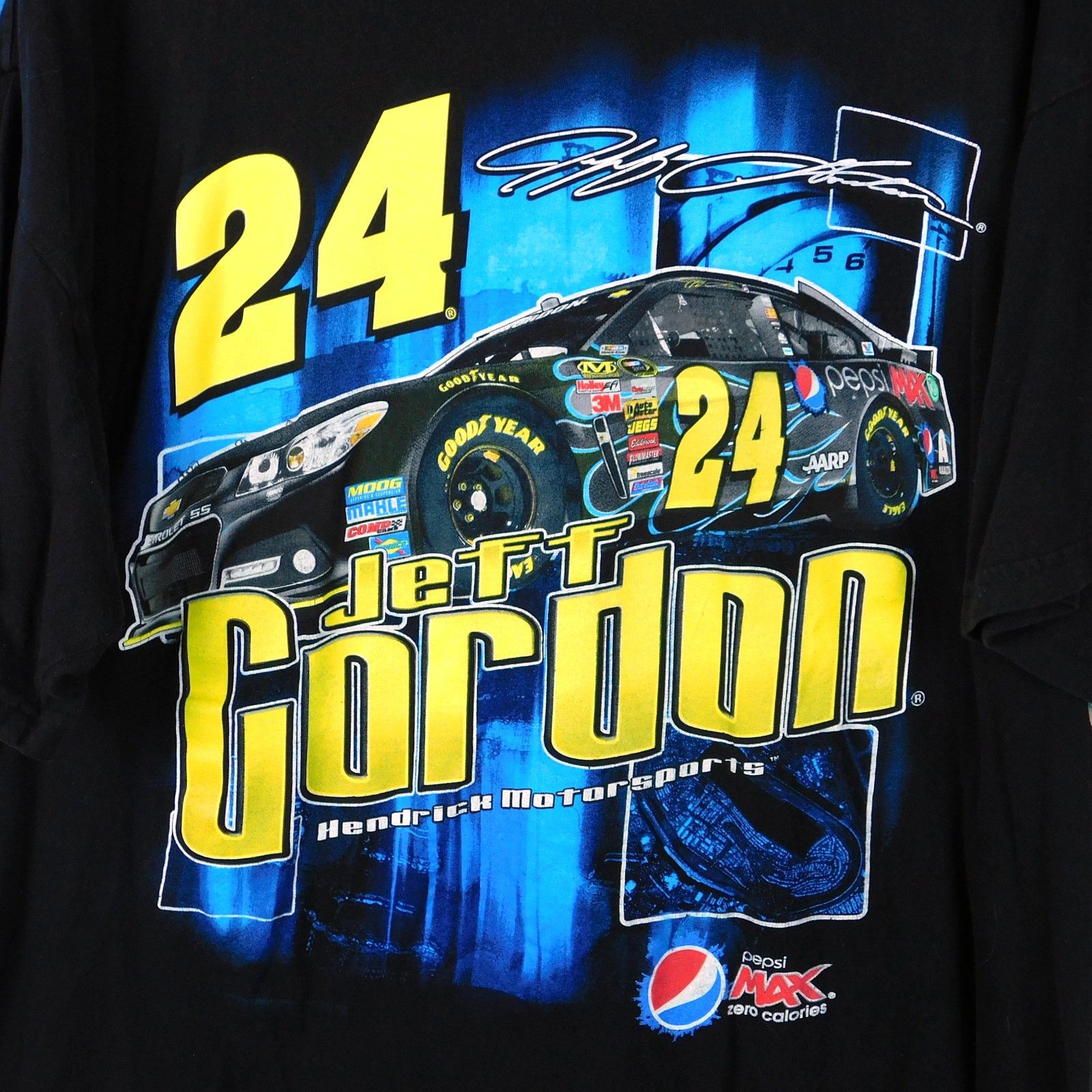 Chase Authentics Jeff Gordon Pespsi Max T Shirt Size XL Double Sided Graphics Size US XL / EU 56 / 4 - 4 Thumbnail