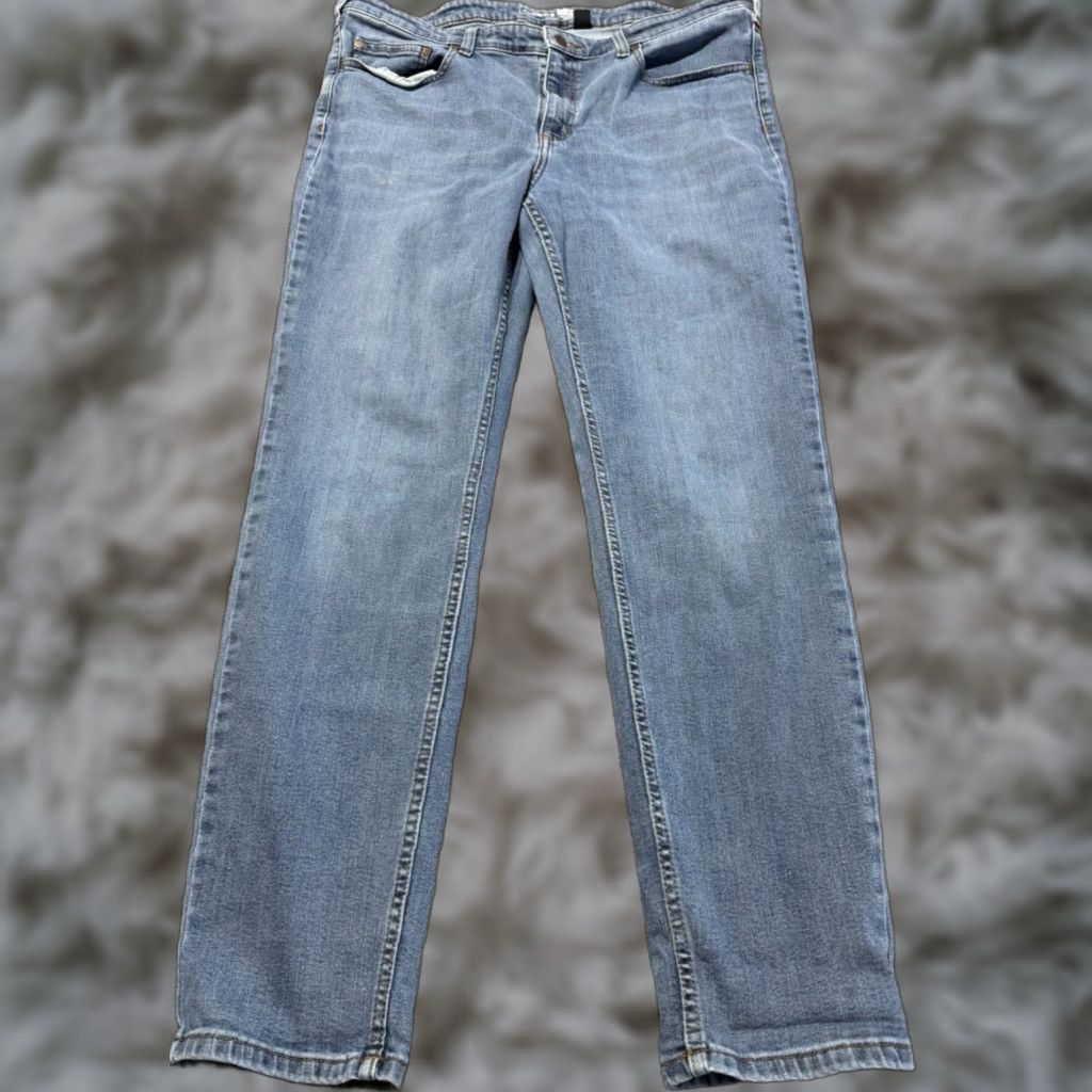 Carhartt Carhartt Slim Fit Jeans Women 18T Blue Denim High Rise 5-Pocket Design 30 Inseam Regular 18 Tall Size 40" / US 18 - 1 Thumbnail
