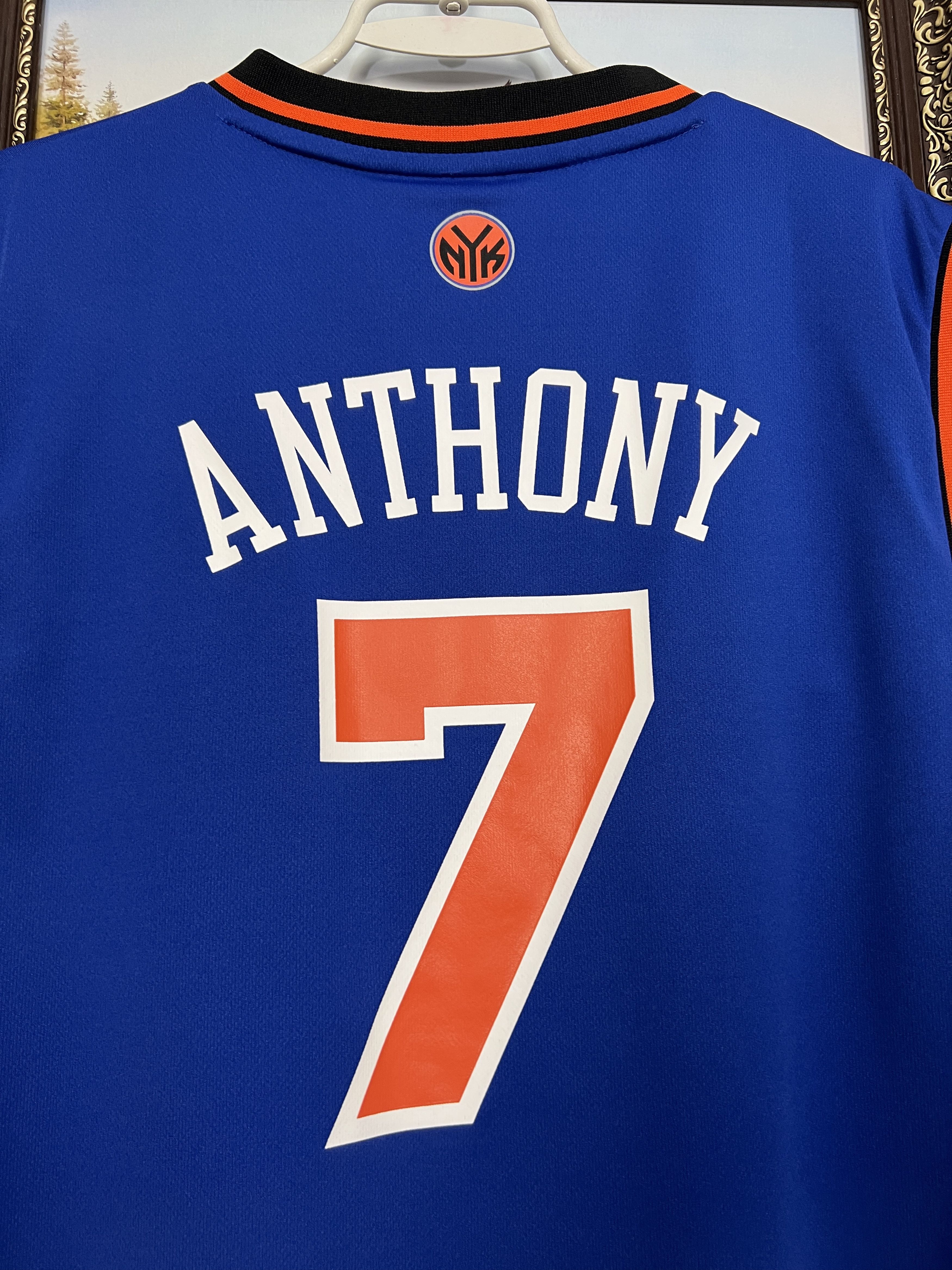 Adidas Vintage New York Knicks #7 Anthony NBA Jersey Shirt Rare Size US L / EU 52-54 / 3 - 11 Thumbnail