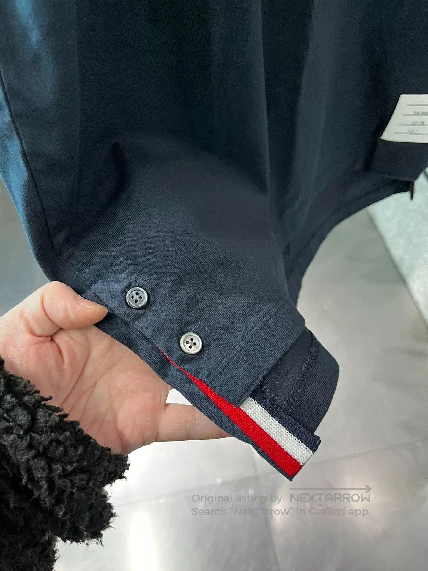 Thom Browne Thom Browne Navy Crewneck Short-Sleeve Size 3. Size US L / EU 52-54 / 3 - 9 Thumbnail