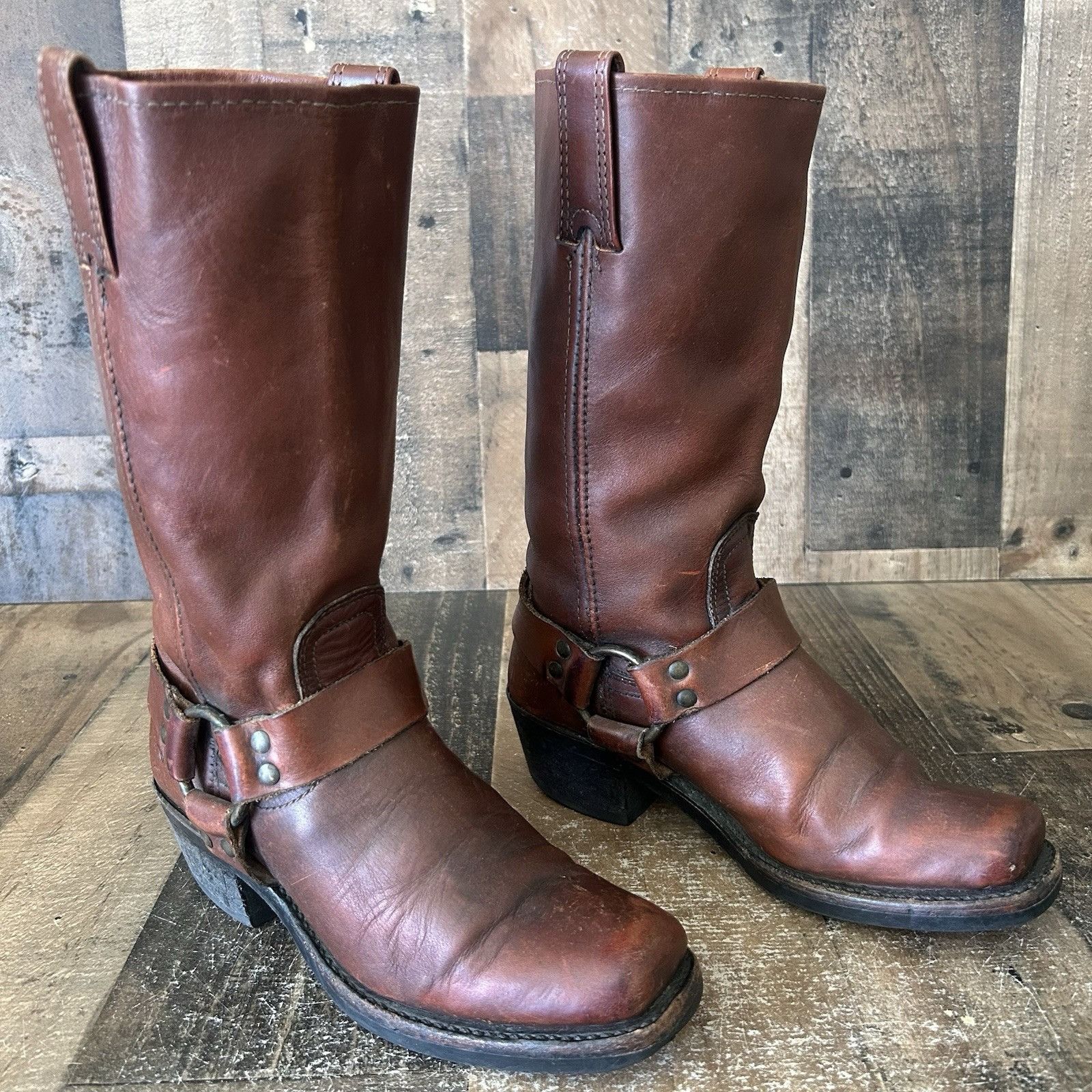 Frye Frye 150th Anniversary Buckle Harness Boots Womens 6 M Size US 6 / IT 36 - 2 Thumbnail