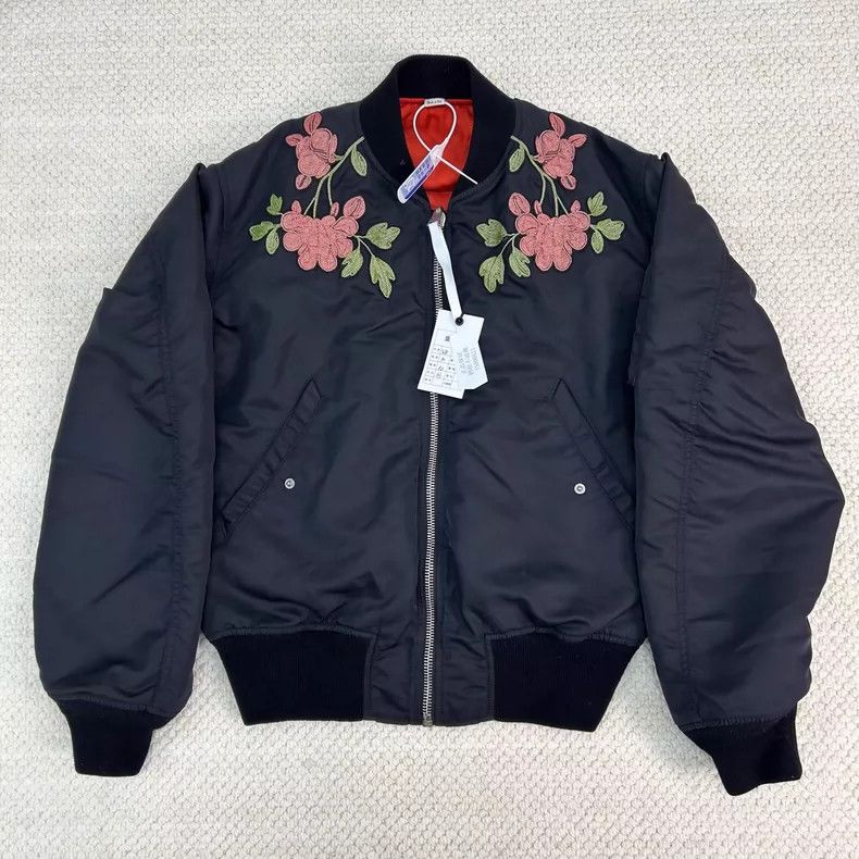 Gucci Gucci Wear Logo heavy embroidered baseball jacket on both Size US M / EU 48-50 / 2 - 1 Thumbnail