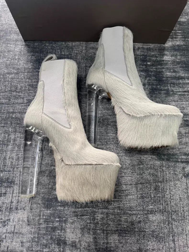 Rick Owens Rick Owens High Heel Boots Size US 7.5 / IT 37.5 - 3 Thumbnail