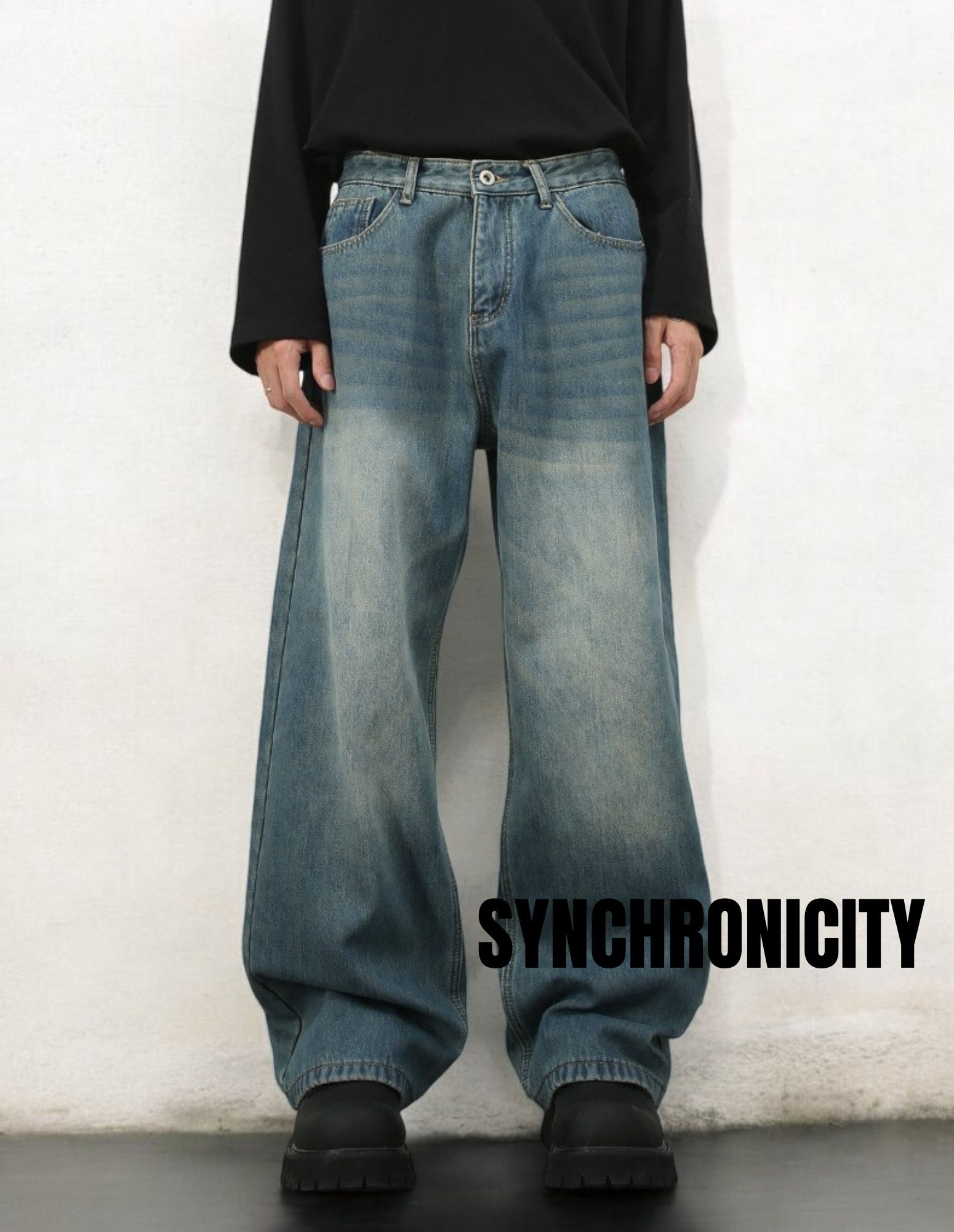 Jean × Streetwear Blue Baggy Wide Leg Denim Jeans | Grailed Jean × Streetwear Blue Baggy Wide Leg Denim Jeans | Grailed
