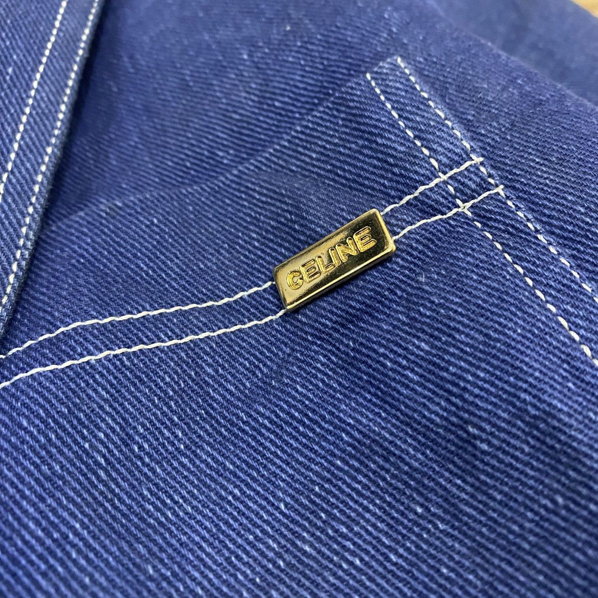 Celine 1990s Celine Blazers Denim Size M / US 6-8 / IT 42-44 - 3 Thumbnail