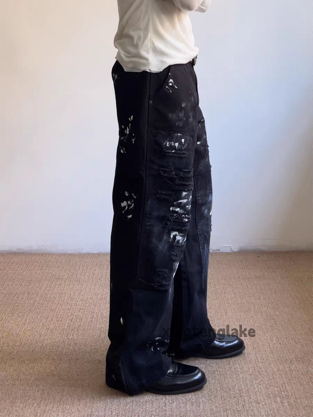 Jean Xz utility loose baggy skate hiphop carpenter cargo jeans Size US 30 / EU 46 - 5 Thumbnail