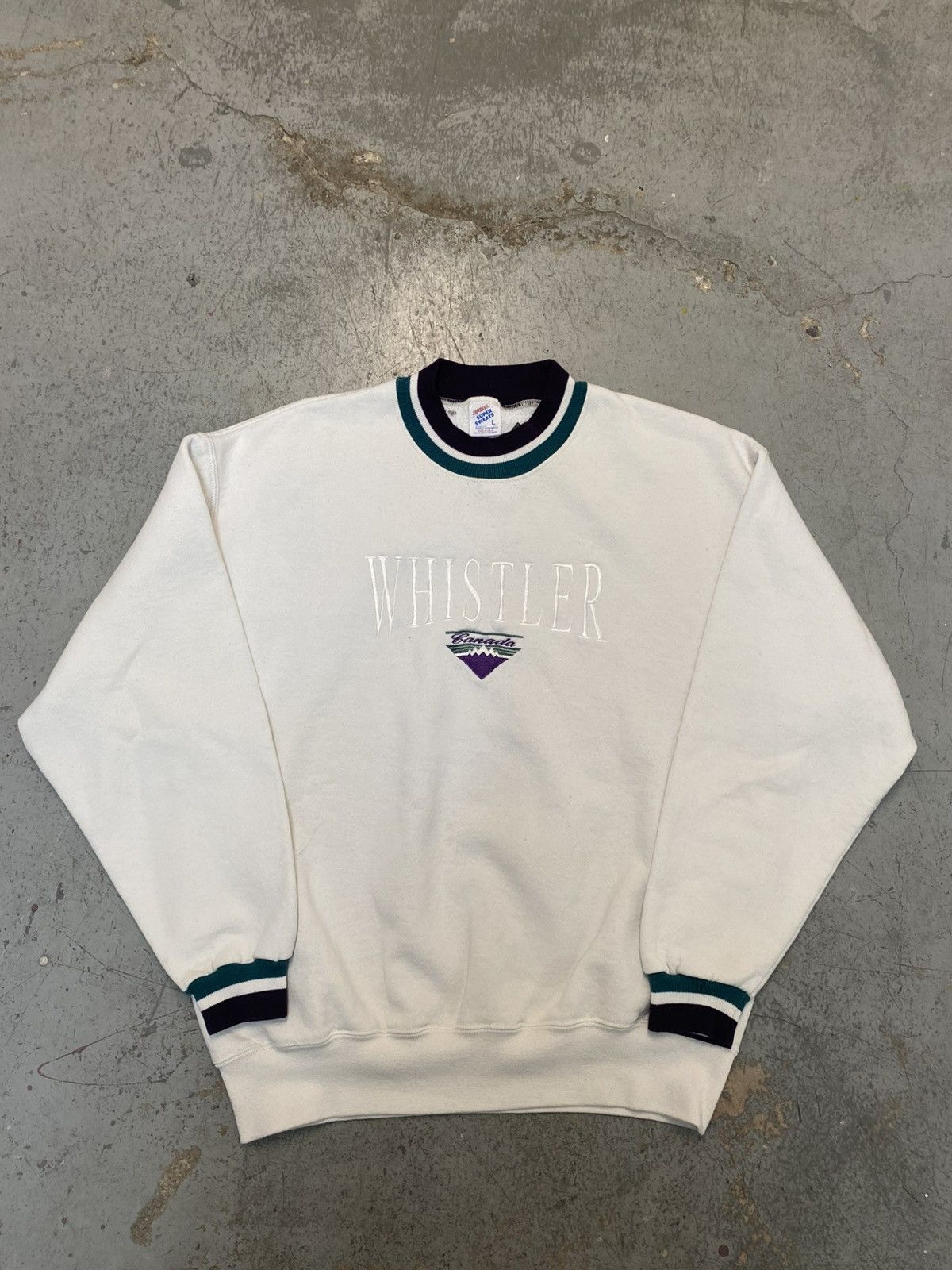 Jerzees Vintage 1990’s Whistler Crewneck Size US L / EU 52-54 / 3 - 1 Thumbnail