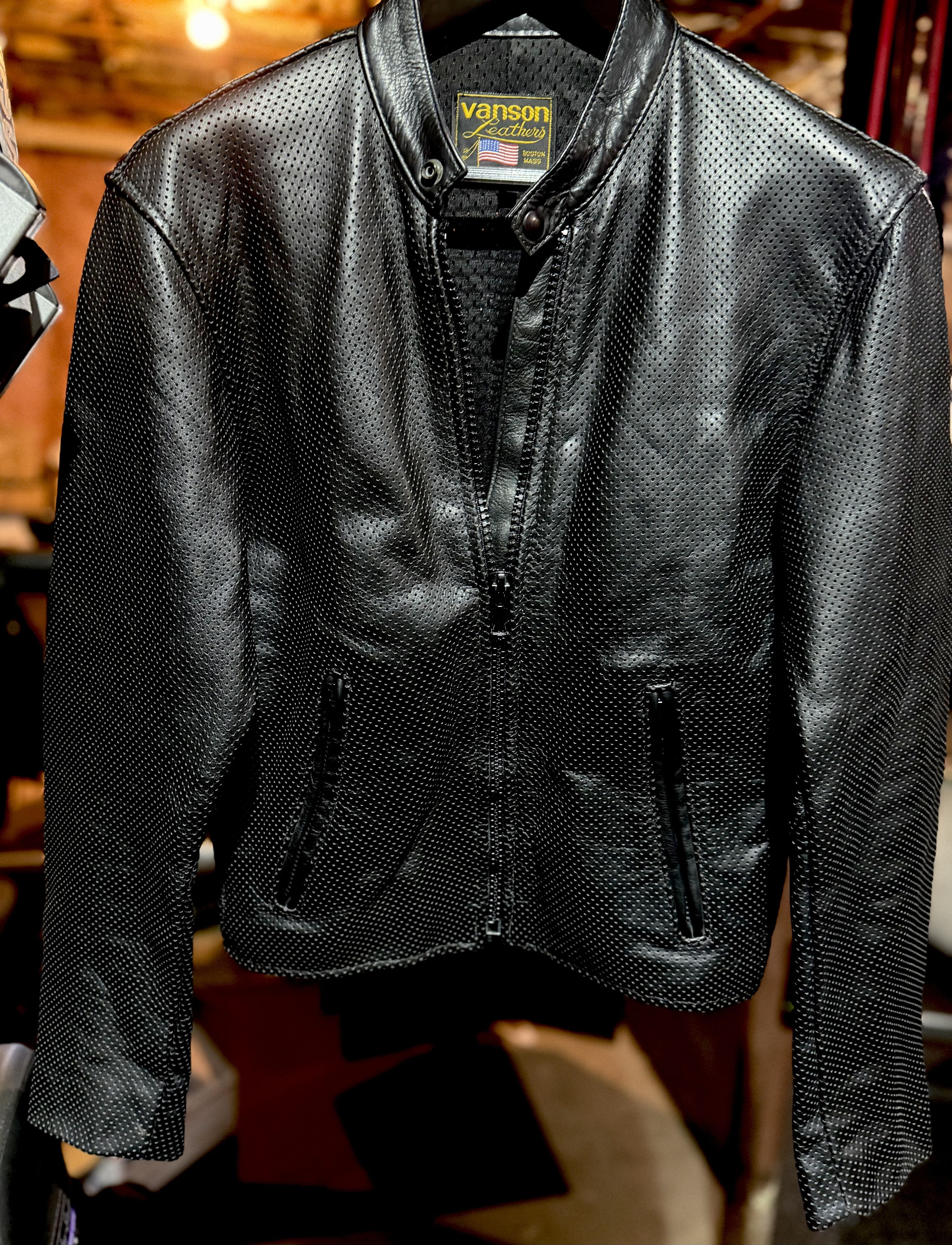 Vanson Leathers 90’s Vintage Vanson Properf Drifter MD Excellent!! Size US M / EU 48-50 / 2 - 1 Thumbnail
