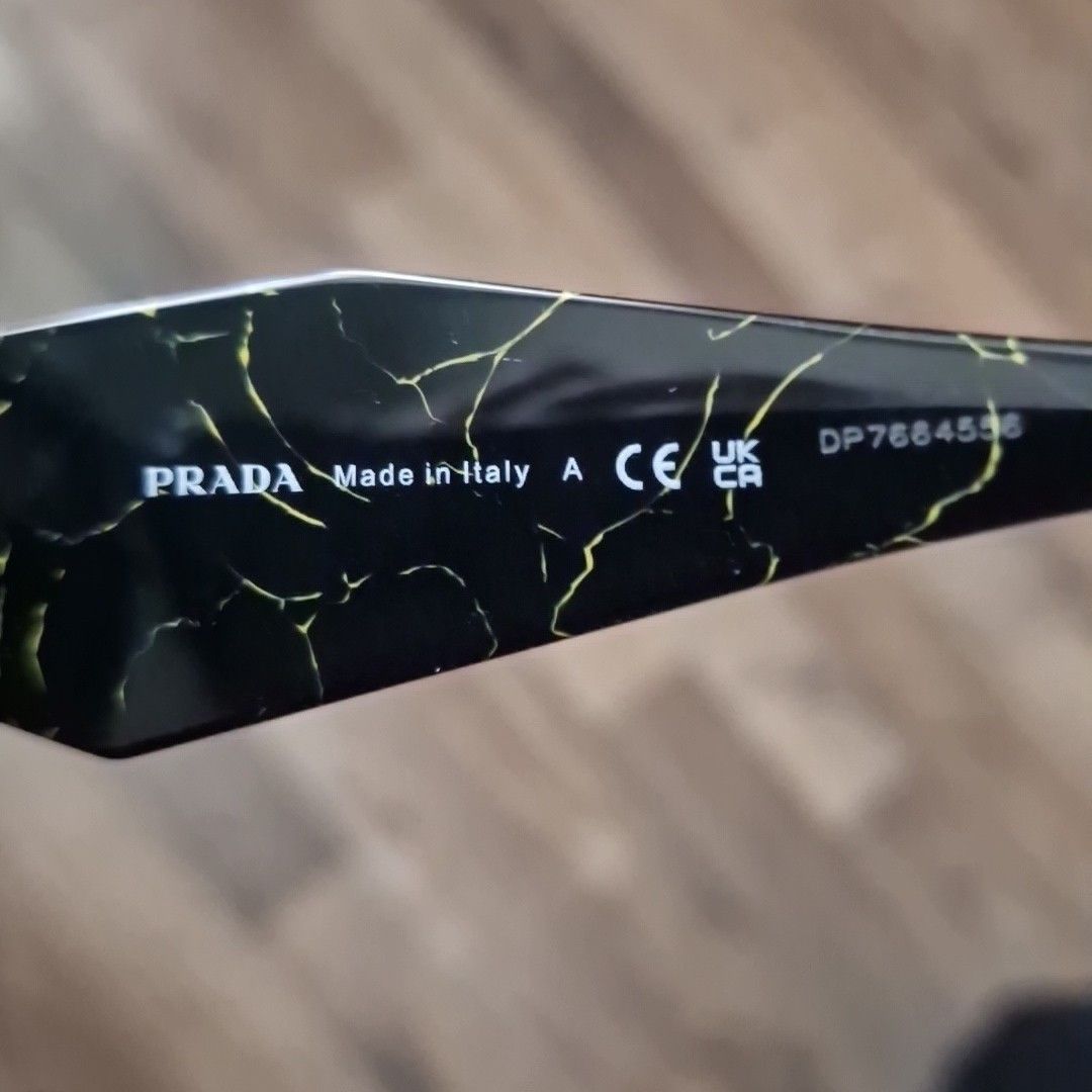 Prada Prada SPR17W Black/Yellow Marble Size ONE SIZE - 6 Thumbnail