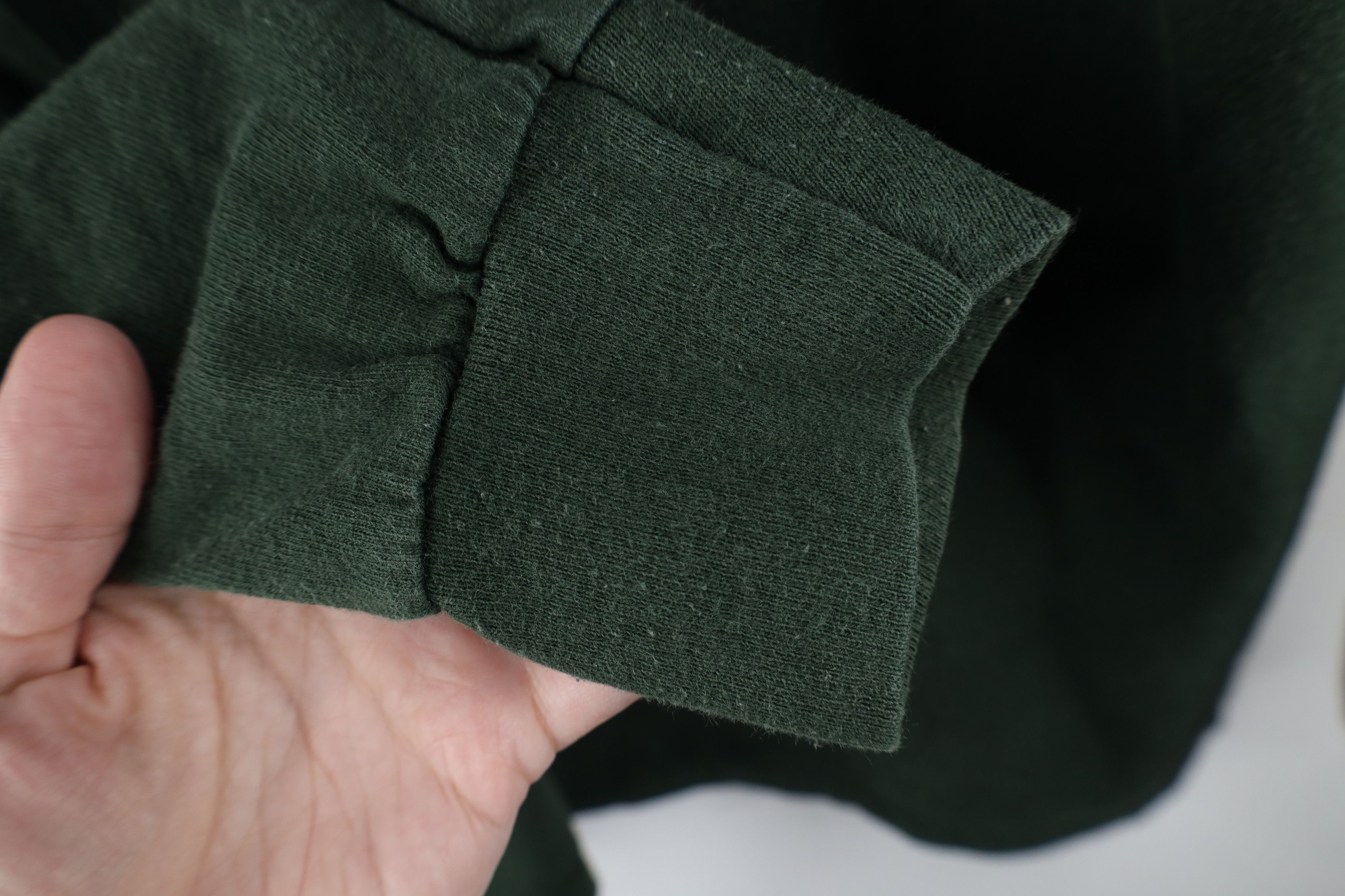 Vintage Vintage 90s Streetwear Cotton Long Sleeve T-Shirt Green Size US L / EU 52-54 / 3 - 10 Thumbnail