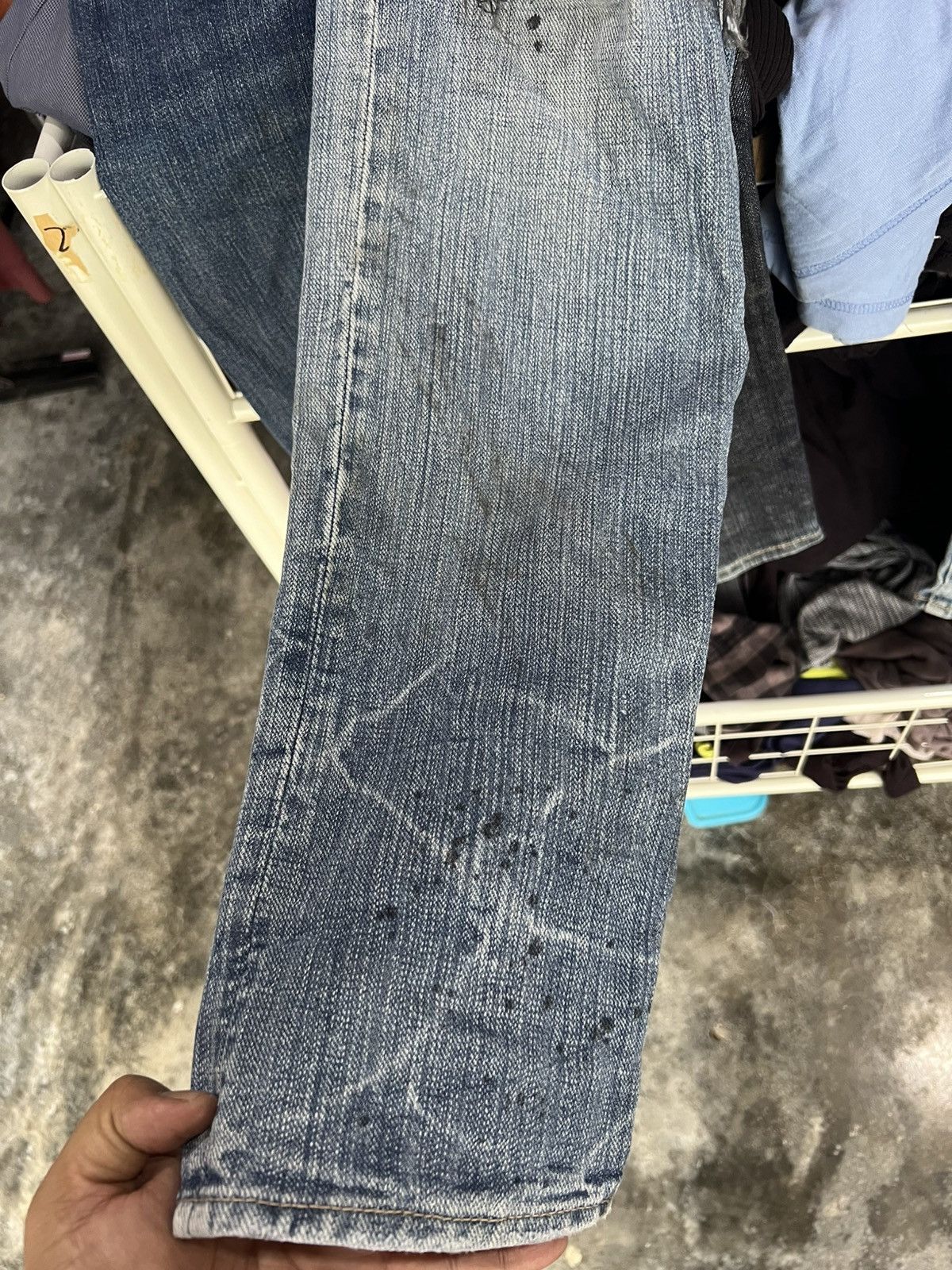 Johnbull 🔥Vintage Johnbull Kojima Japan Distressed Denim Size US 33 - 14 Thumbnail