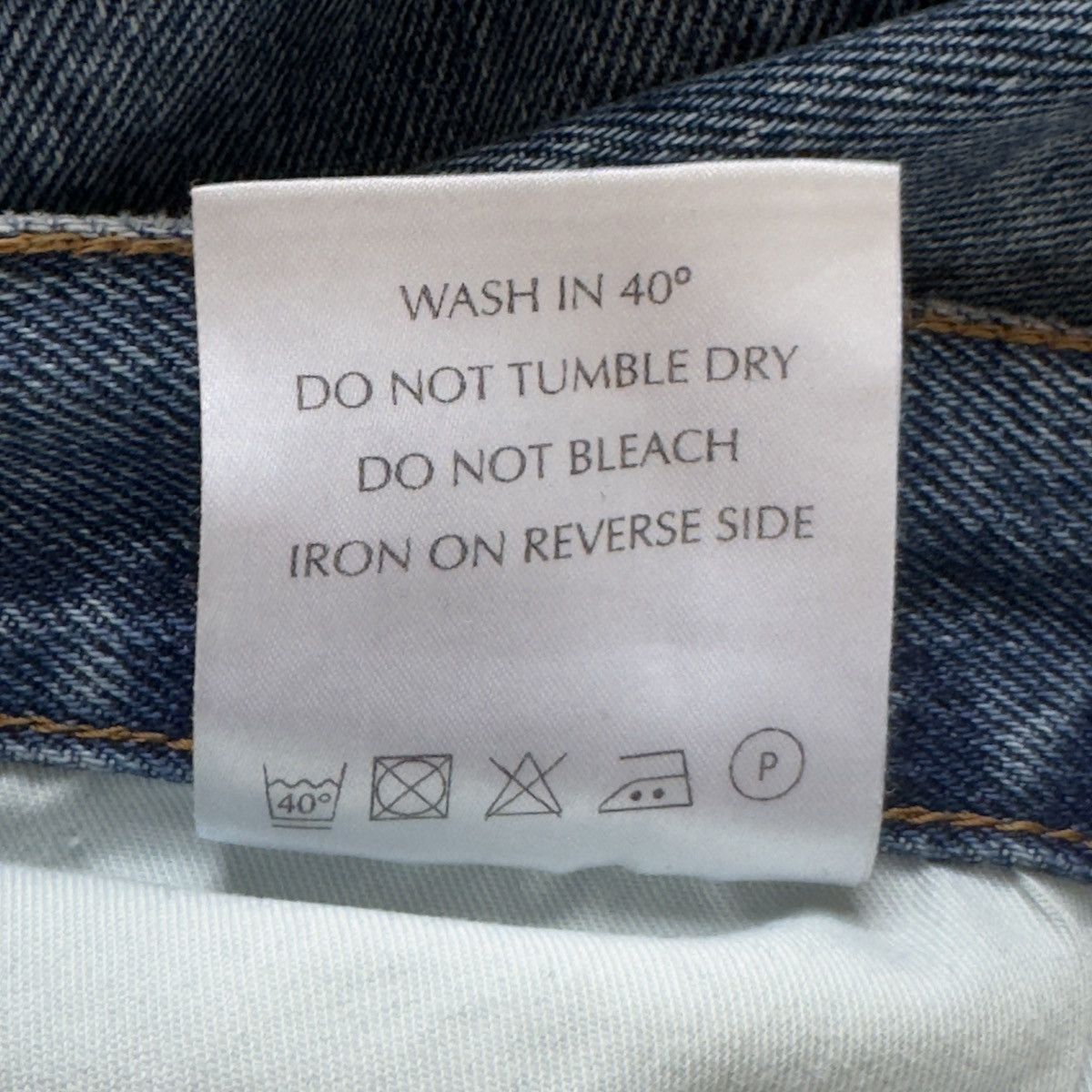 Sefr Blue Twisted Jeans Size US 33 - 8 Thumbnail