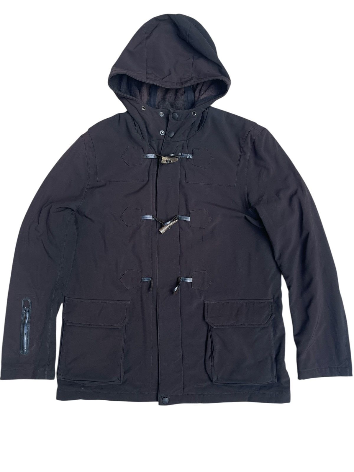 Beams Japan BEAMS Light Toggle Hooded Jacket – Black Utility Streetwear Size US L / EU 52-54 / 3 - 1 Thumbnail
