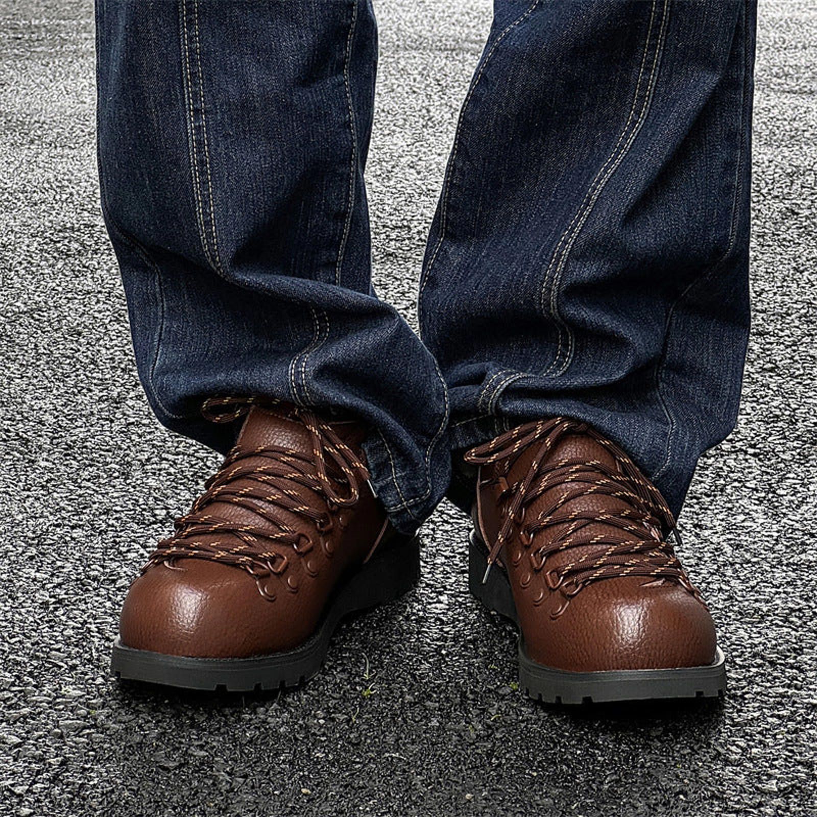 Leather Thick-Sole Retro Leather Oxford | Leather Shoe Size US 7 / EU 40 - 2 Thumbnail