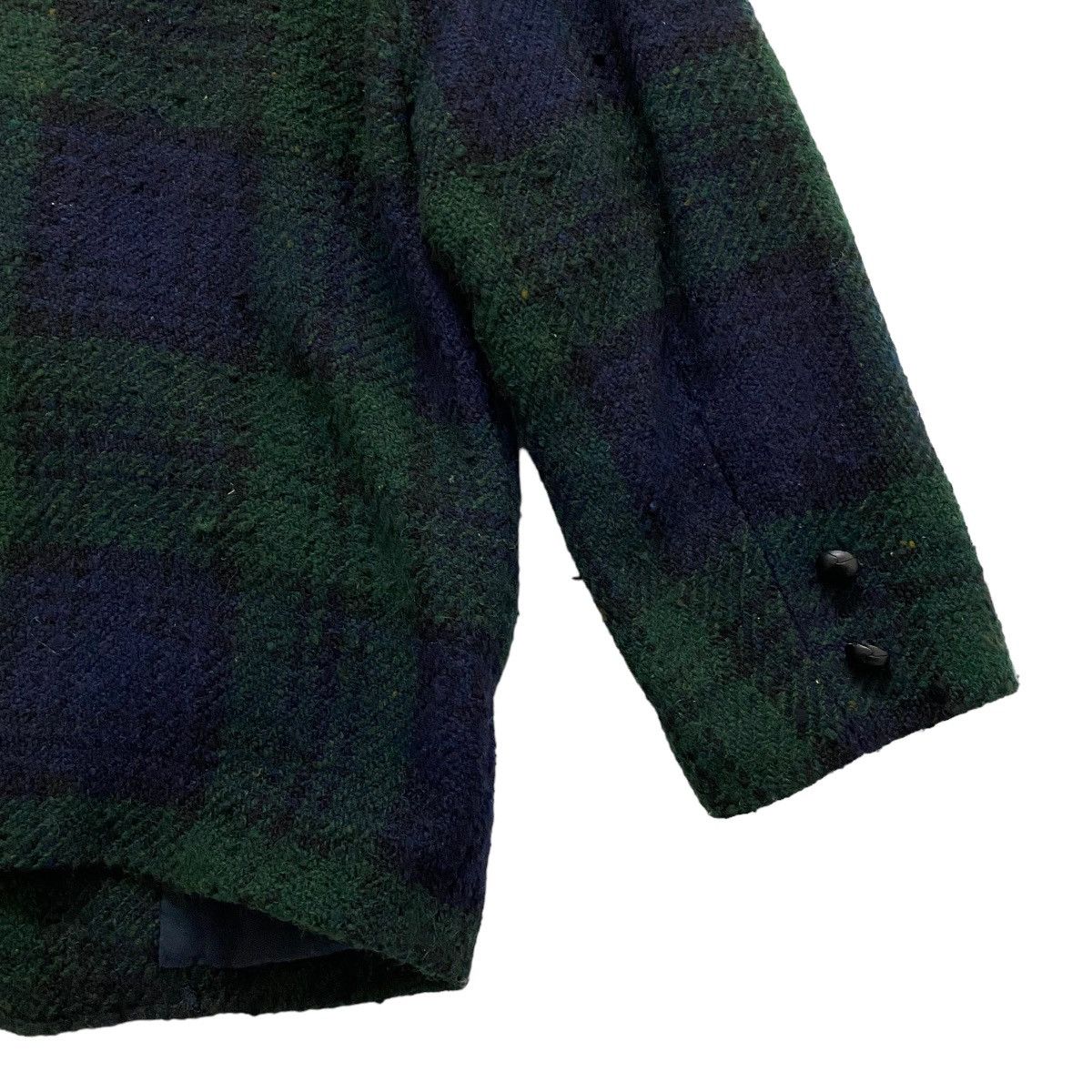 Issey Miyake ⚡️Vintage 80s Issey Miyake wool green tartan jacket Size US M / EU 48-50 / 2 - 8 Thumbnail