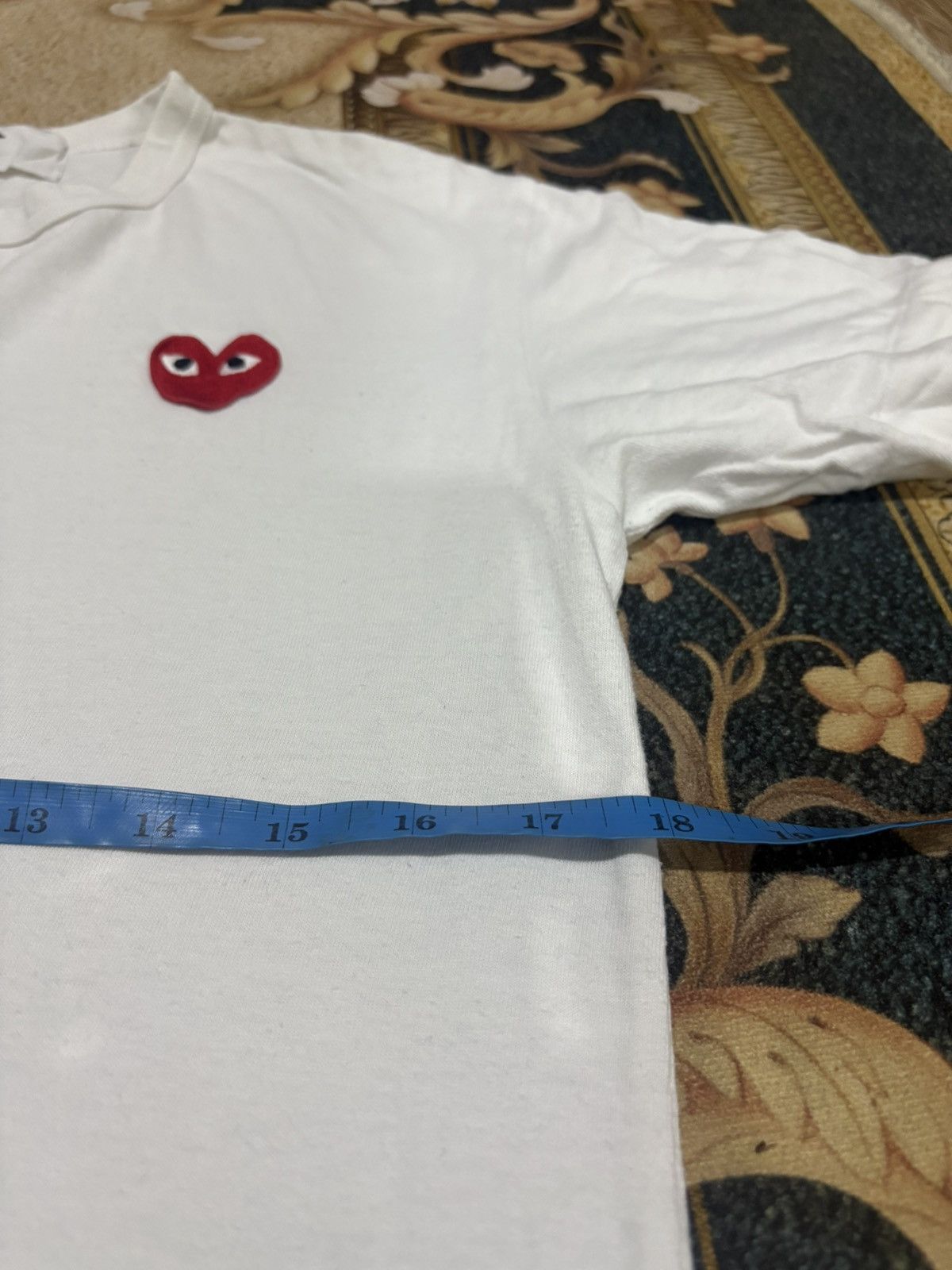 CDG by Comme des Garcons CDG X PLAY TSHIRT small LOGO Size US S / EU 44-46 / 1 - 3 Thumbnail