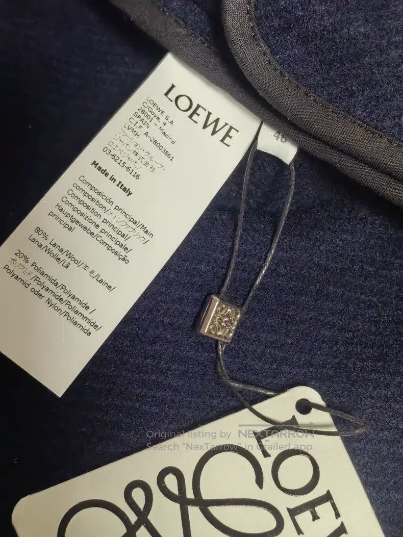 Loewe Loewe Navy Wool Coat Size US S / EU 44-46 / 1 - 6 Thumbnail