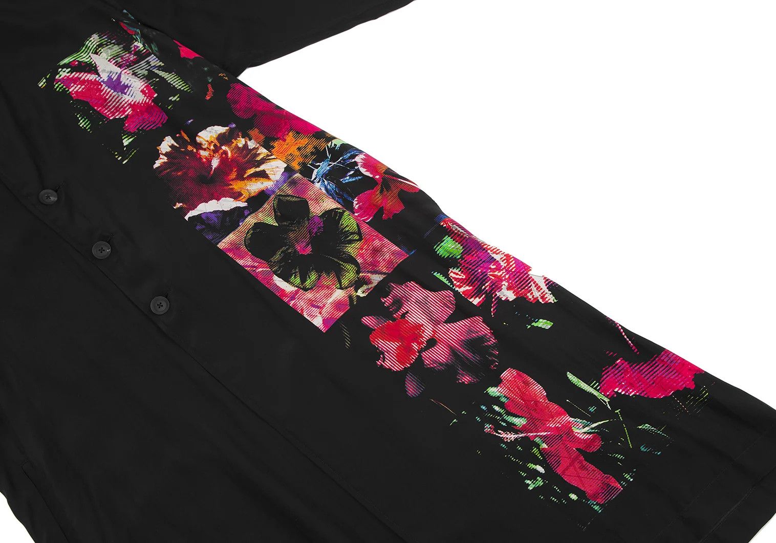 Yohji Yamamoto Yohji Yamamoto Floral Print Long Shirt Size US M / EU 48-50 / 2 - 7 Thumbnail
