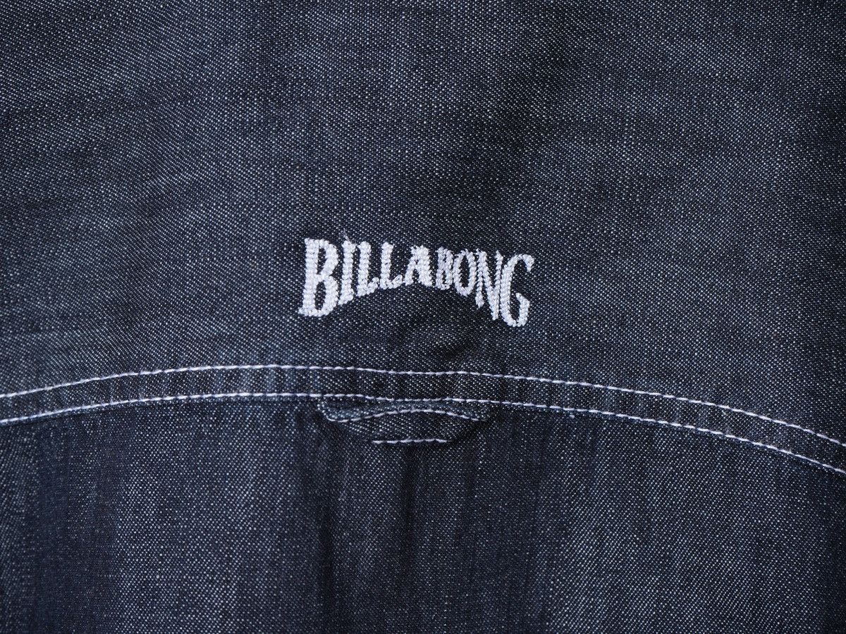 Billabong Vintage Billabong Y2K Button Up Denim Shirt L Size US L / EU 52-54 / 3 - 7 Thumbnail