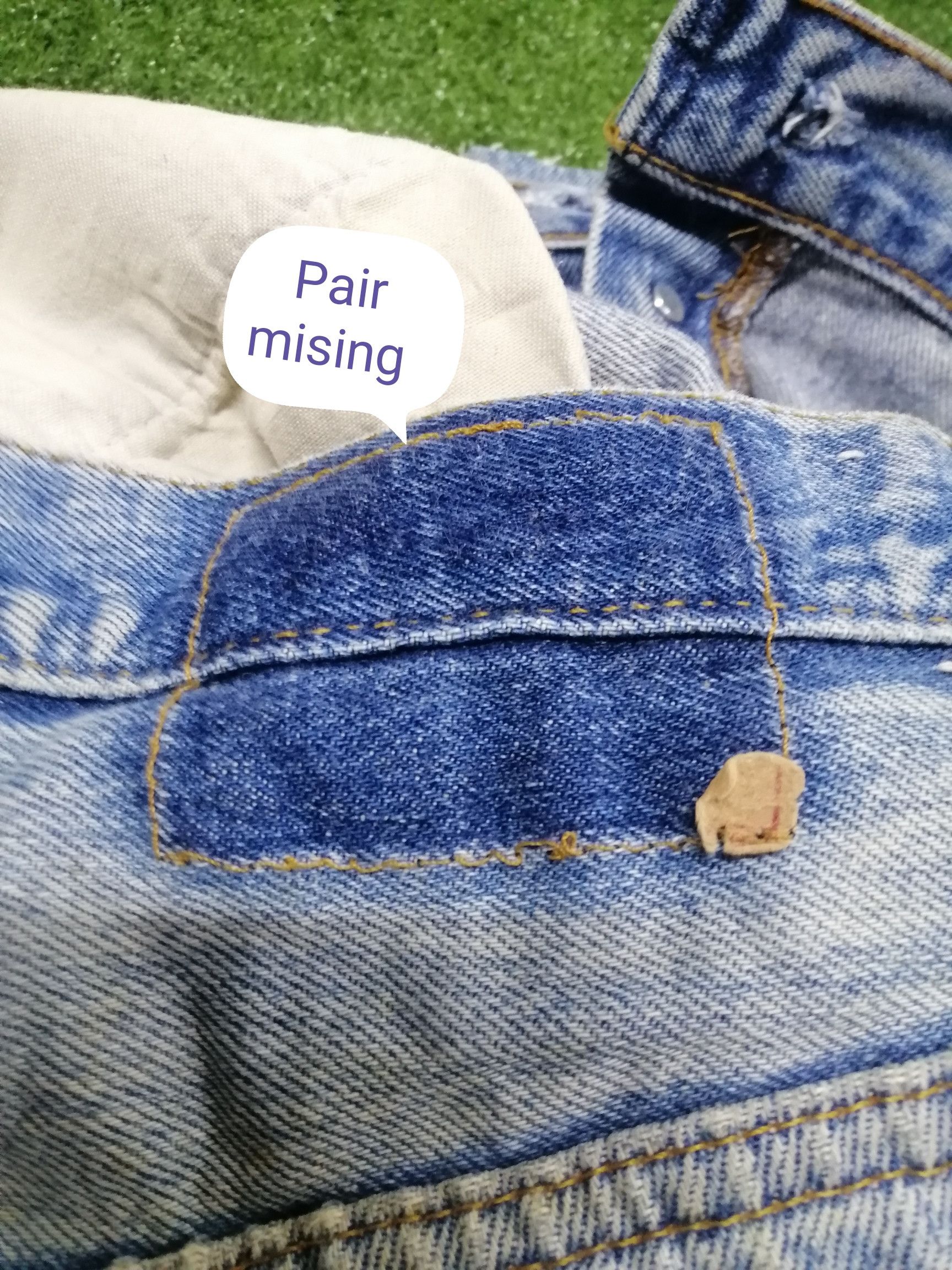 Levi's Vintage 80s Levis 501 grunge. Size US 35 - 16 Thumbnail