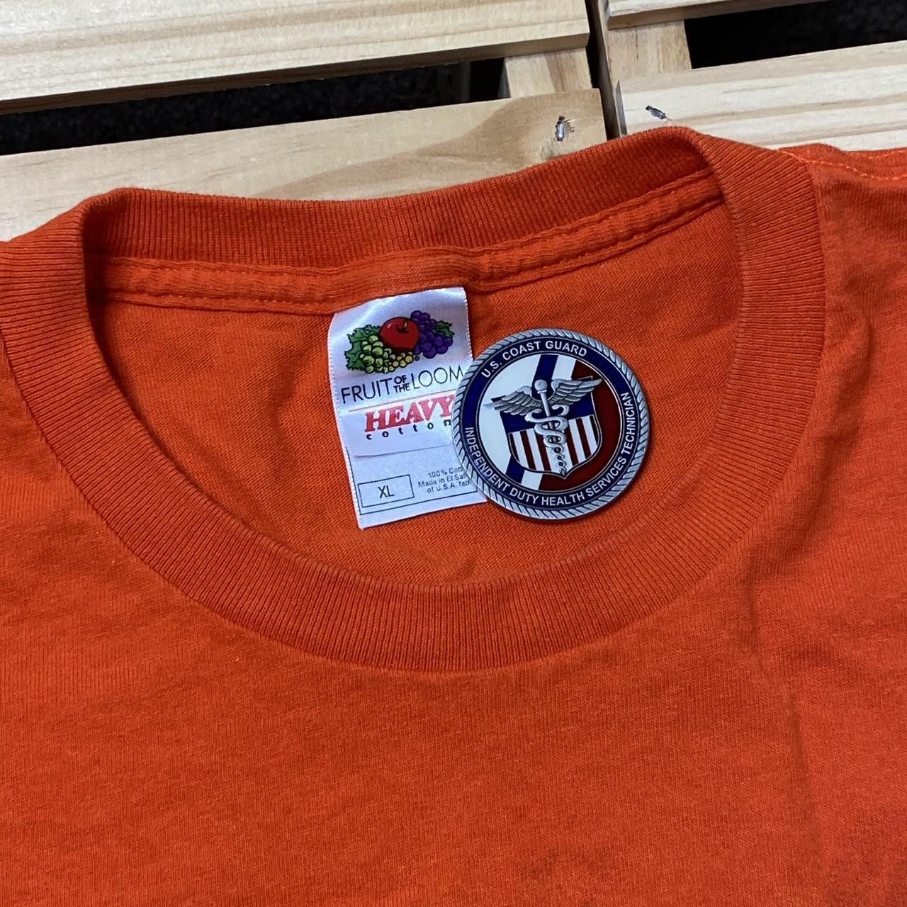 Fruit Of The Loom Vintage "I'm Not Perfect..." Orange Jesus Tee Size XL Size US XL / EU 56 / 4 - 3 Thumbnail
