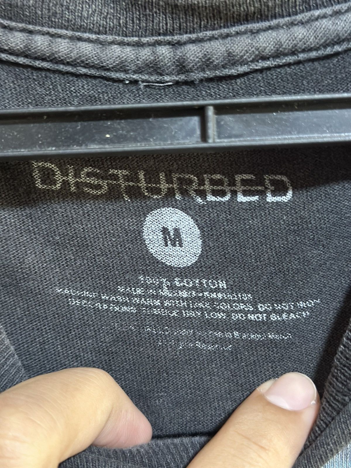 Band Tees Thrashed Vintage Disturbed Evolution Distress Tee Size US M / EU 48-50 / 2 - 6 Thumbnail