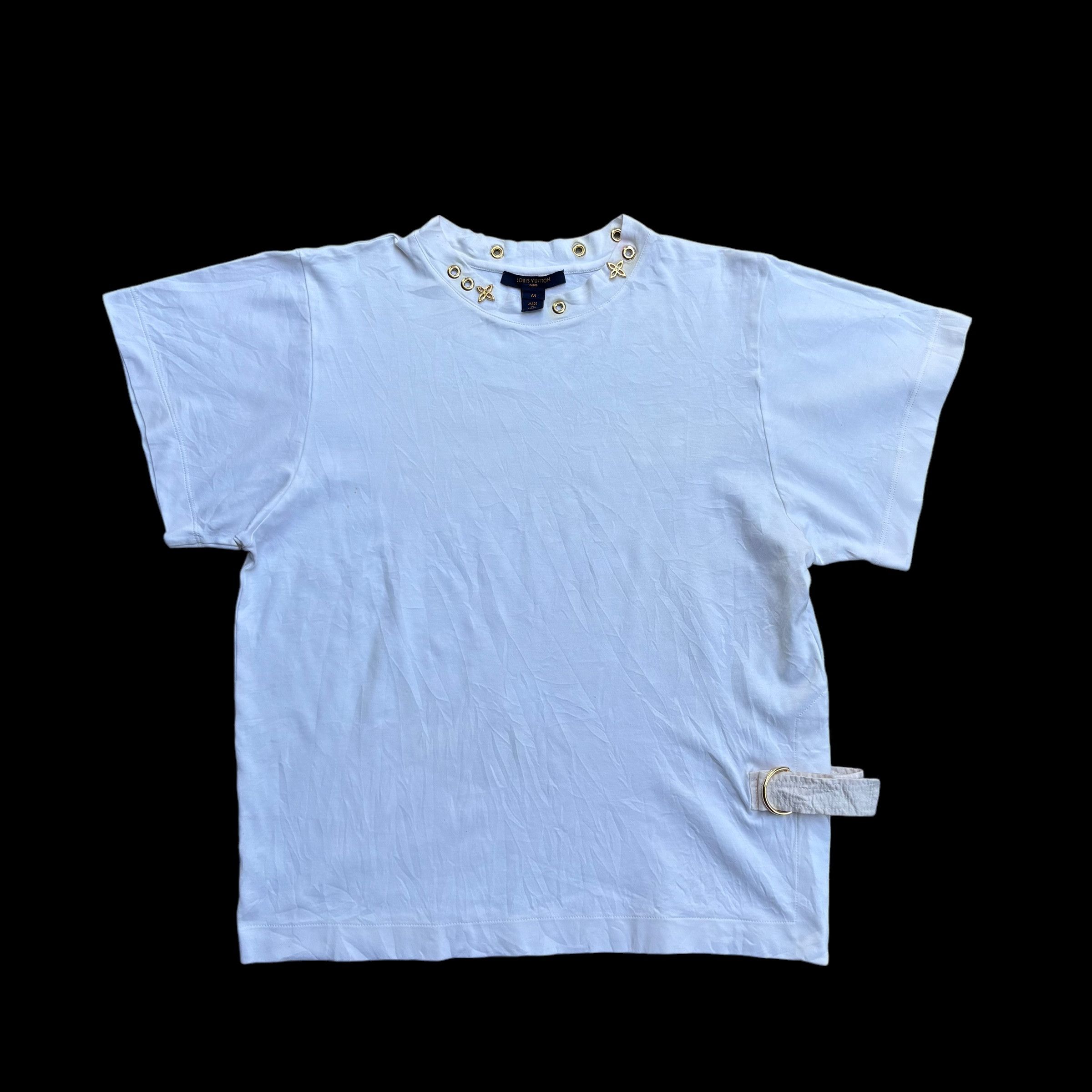 Louis Vuitton Louis Vuitton Side Strap Short Sleeve T-Shirt Size M / US 6-8 / IT 42-44 - 1 Thumbnail