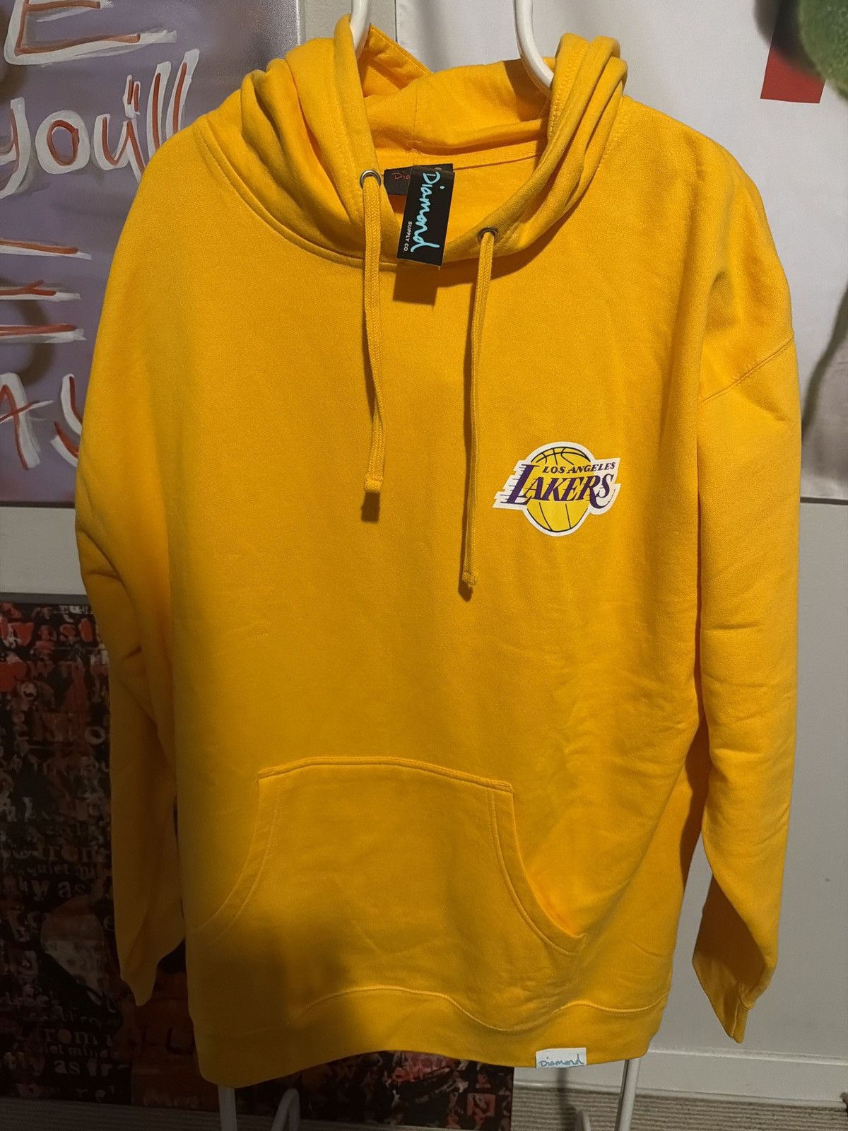 Diamond Supply Co. Diamond X Space Jam X Lakers Hoodie Size US XXL / EU 58 / 5 - 2 Thumbnail