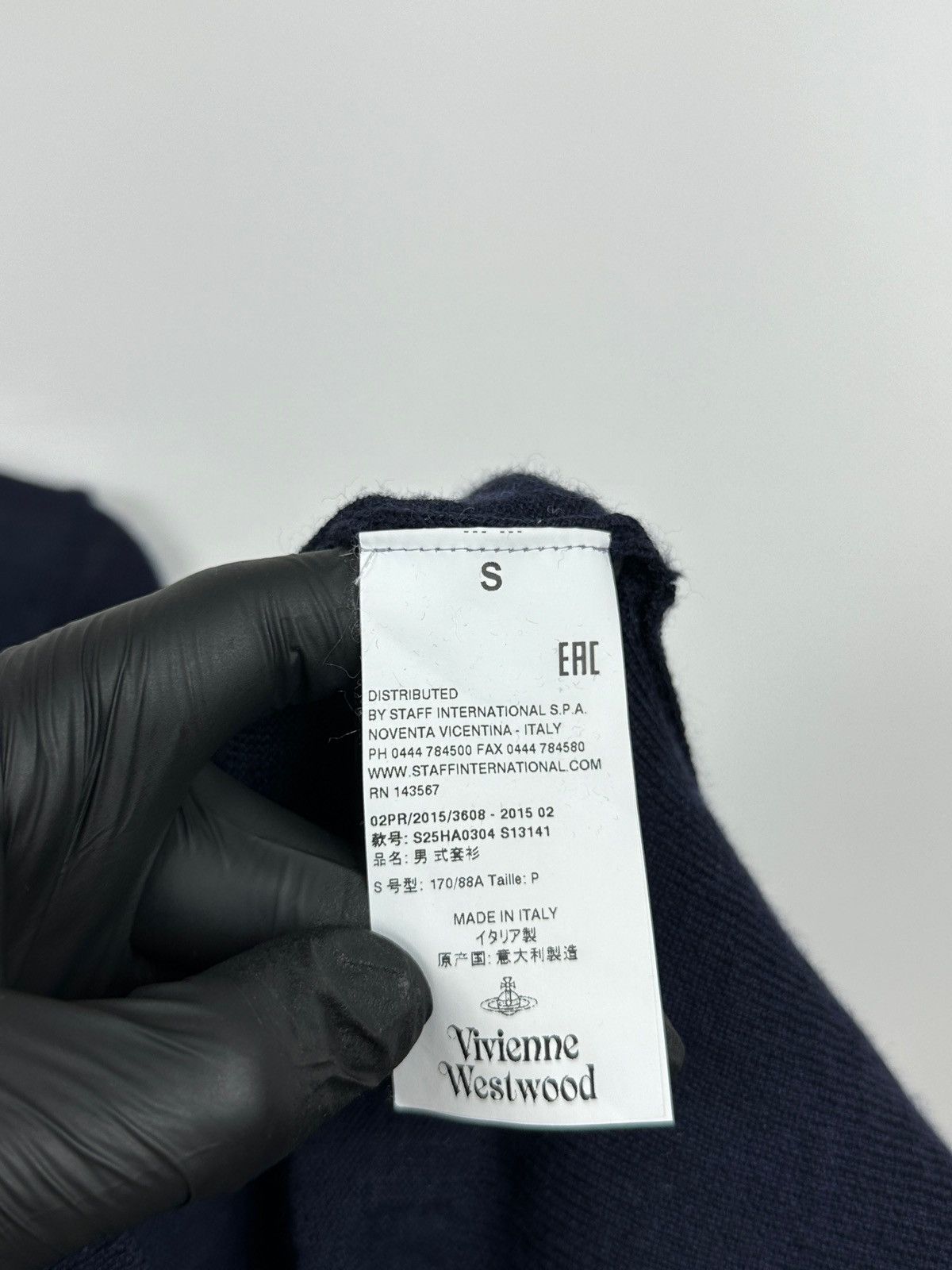Vivienne Westwood Vivienne Westwood Navy Blue Turtleneck Wool Jumper Sweater Size US S / EU 44-46 / 1 - 21 Thumbnail