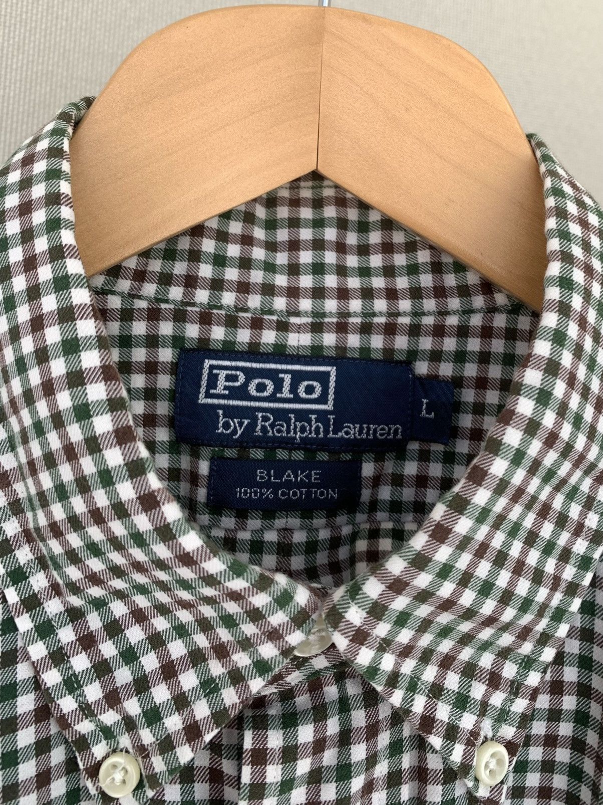 Polo Ralph Lauren Polo Ralph Lauren Vintage Long Sleeve Button Shirt Size L Size US L / EU 52-54 / 3 - 6 Thumbnail