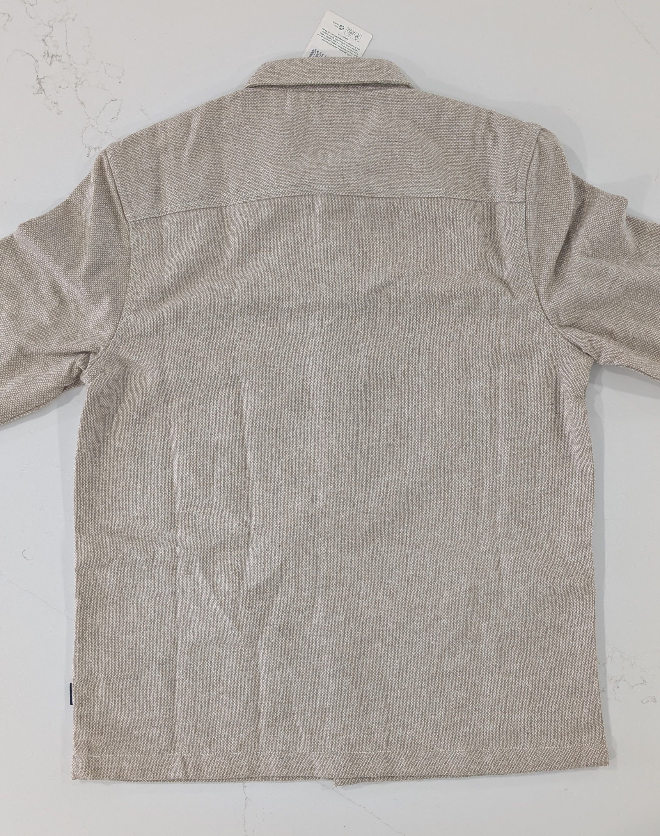 Barbour Barbour Waterhill Tailored Overshirt Stone Marl Wool Blend Size US M / EU 48-50 / 2 - 2 Thumbnail