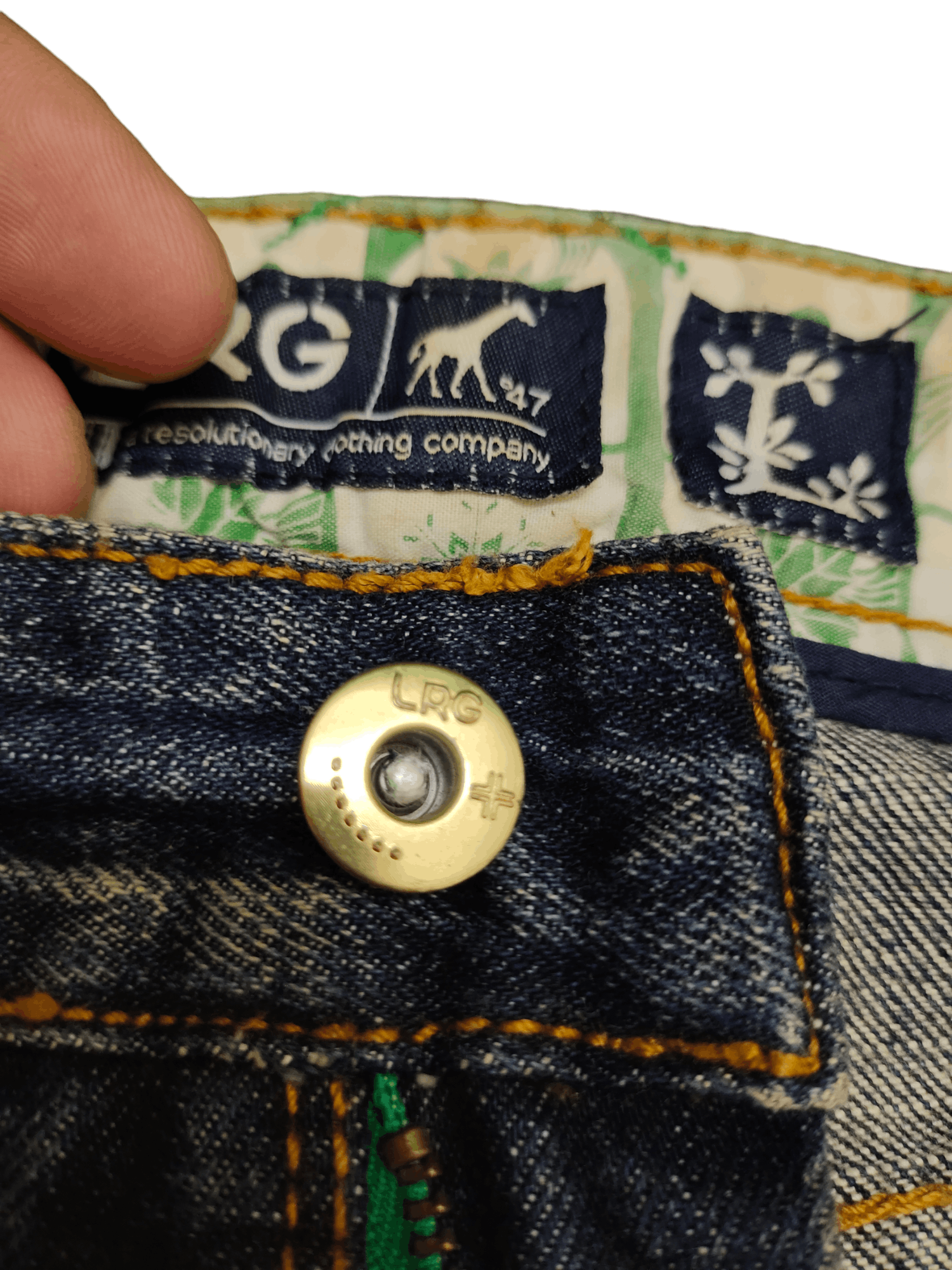 LRG Baggy Jeans Lrg Clawmark Stone Wash Wide Leg Denim 90s Jnco Size US 34 / EU 50 - 14 Thumbnail