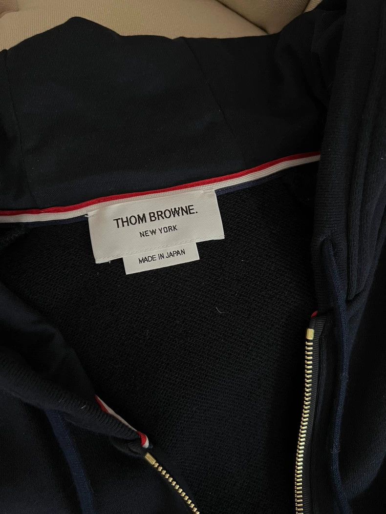 Thom Browne Thom Browne Dark blue hoodie Size US L / EU 52-54 / 3 - 2 Thumbnail