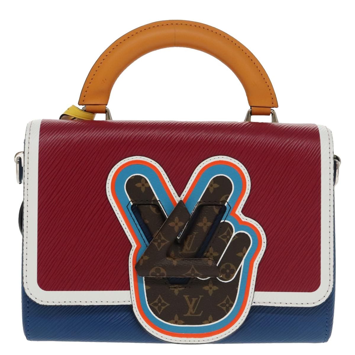 Louis Vuitton Twist Top Handle Bag Limited Edition Peace Love Epi and Monogram Canvas