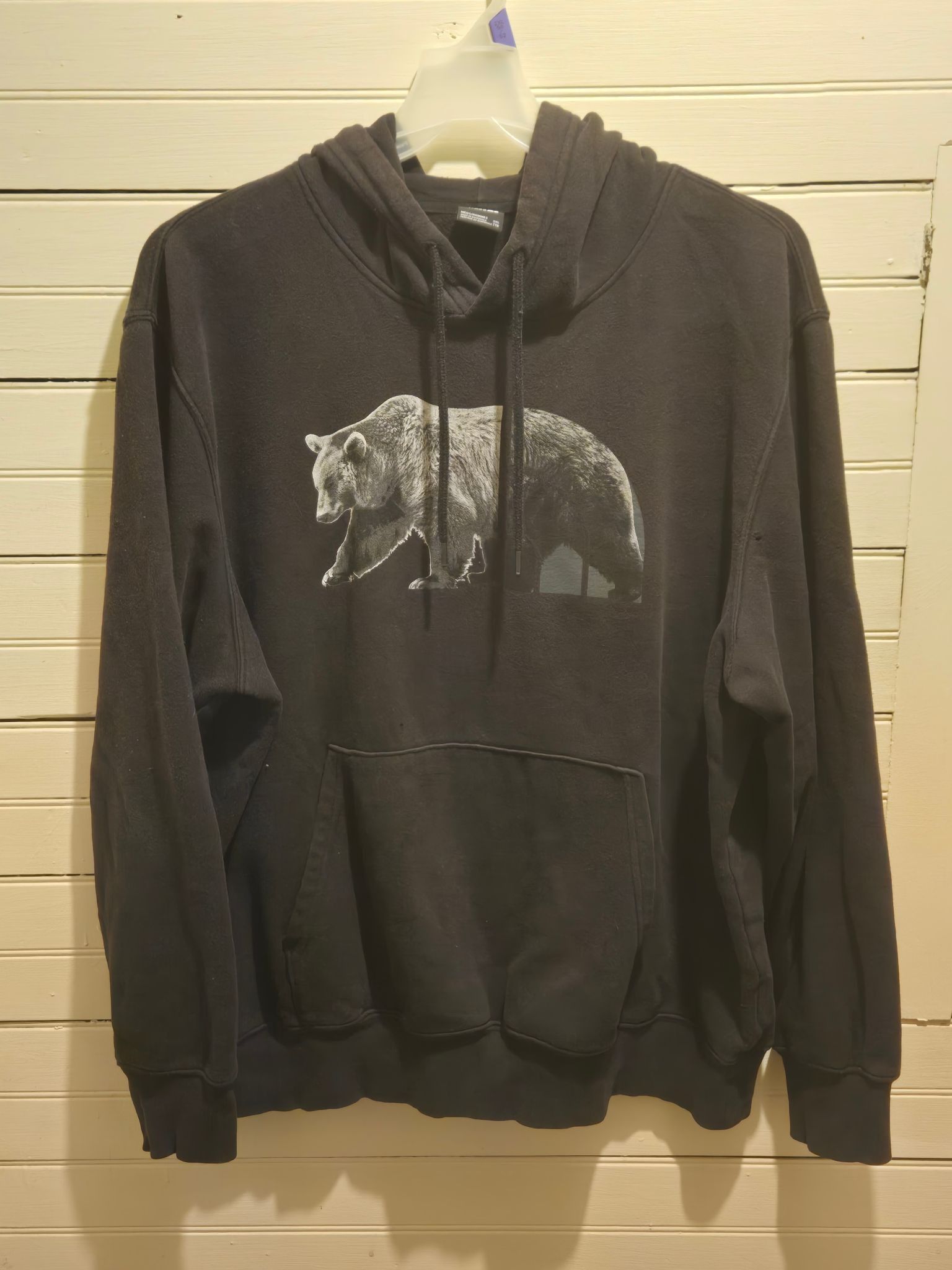 The North Face The North Face Hoodie Mens XXL Black Bear Graphic Pullover Size US XXL / EU 58 / 5 - 1 Thumbnail
