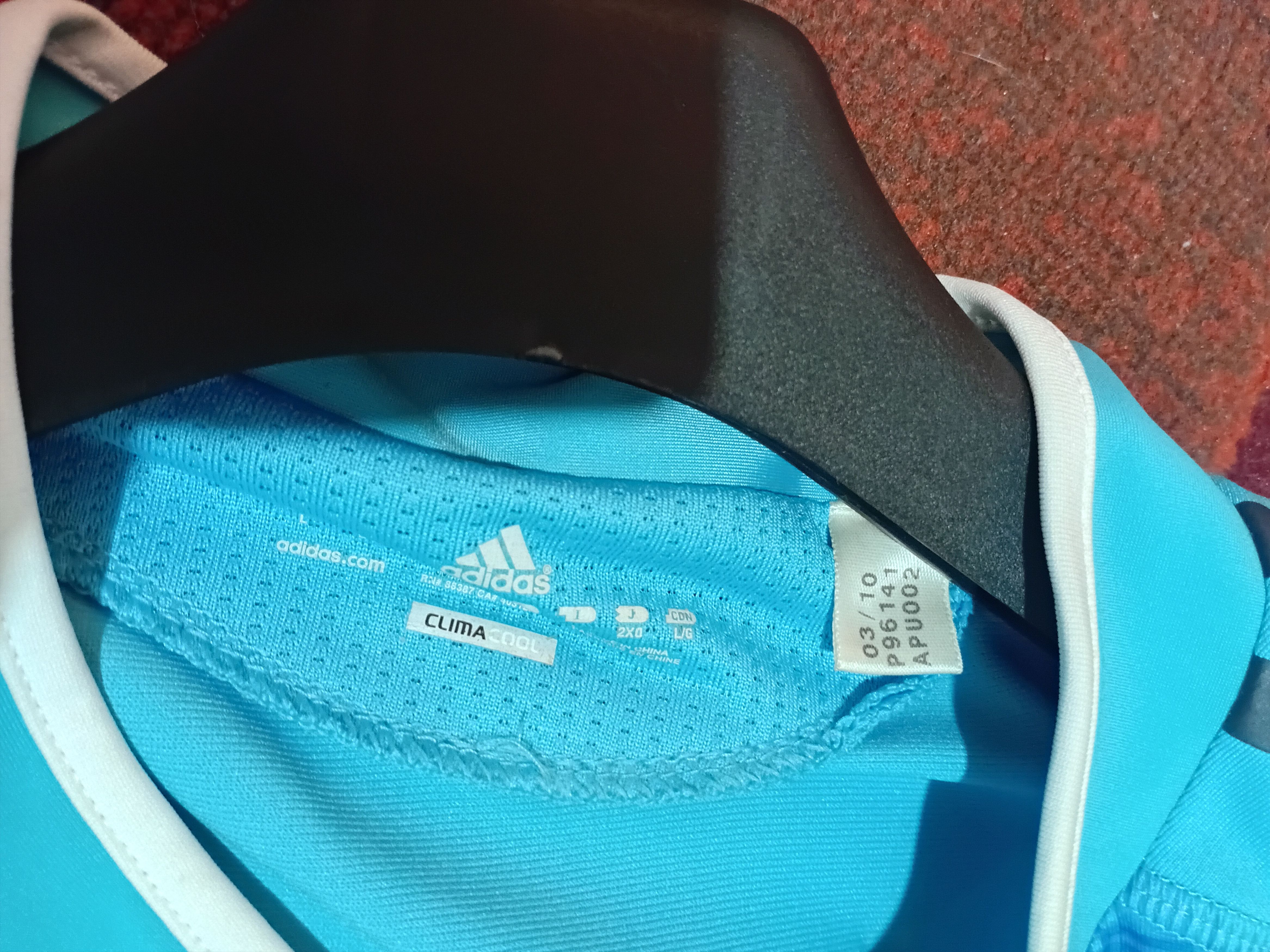 Adidas Marseille 2010 away shirts techfit player issue Size US L / EU 52-54 / 3 - 2 Thumbnail