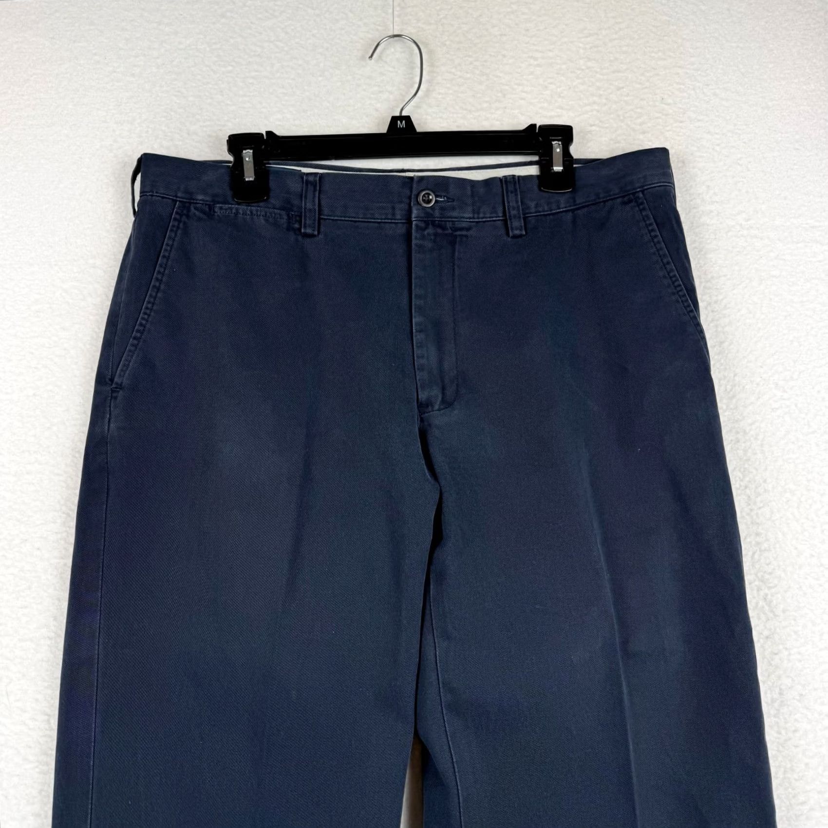 Polo Ralph Lauren VINTAGE Polo Ralph Lauren Pants Men's 35x32 Navy Blue Khakis Casual Straight 90s Size US S / EU 44-46 / 1 - 2 Thumbnail