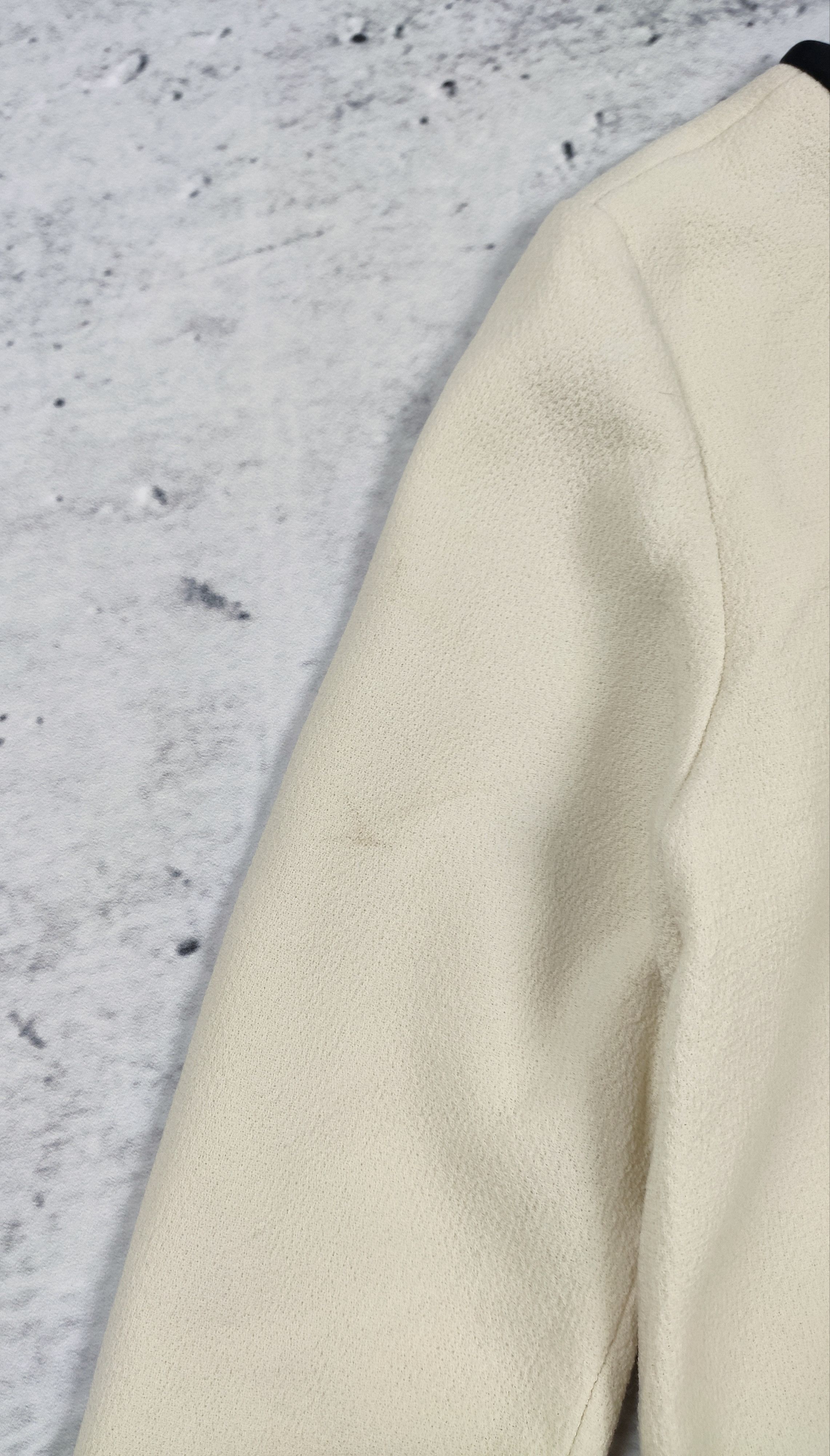 Designer Bouchra Jarrar women virgin wool dress AW2007 creamy Size S / US 4 / IT 40 - 6 Thumbnail