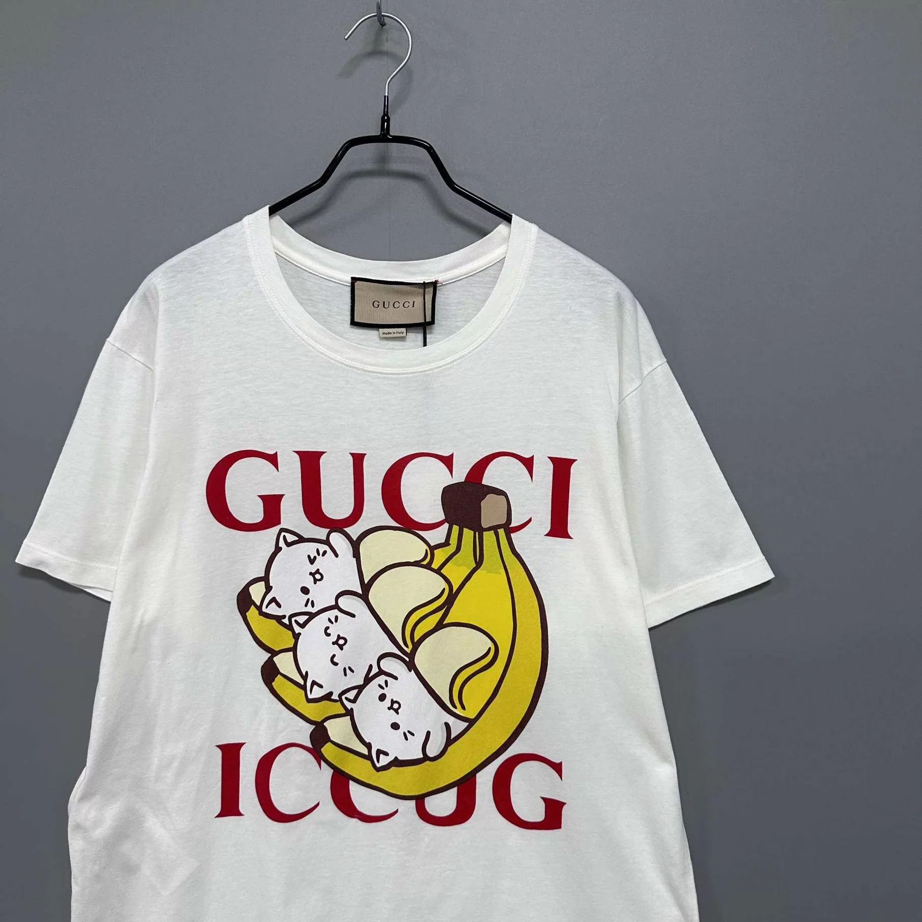 Gucci GUCCI Banana Cat Logo Short Sleeve Tee Size S Size US S / EU 44-46 / 1 - 2 Thumbnail