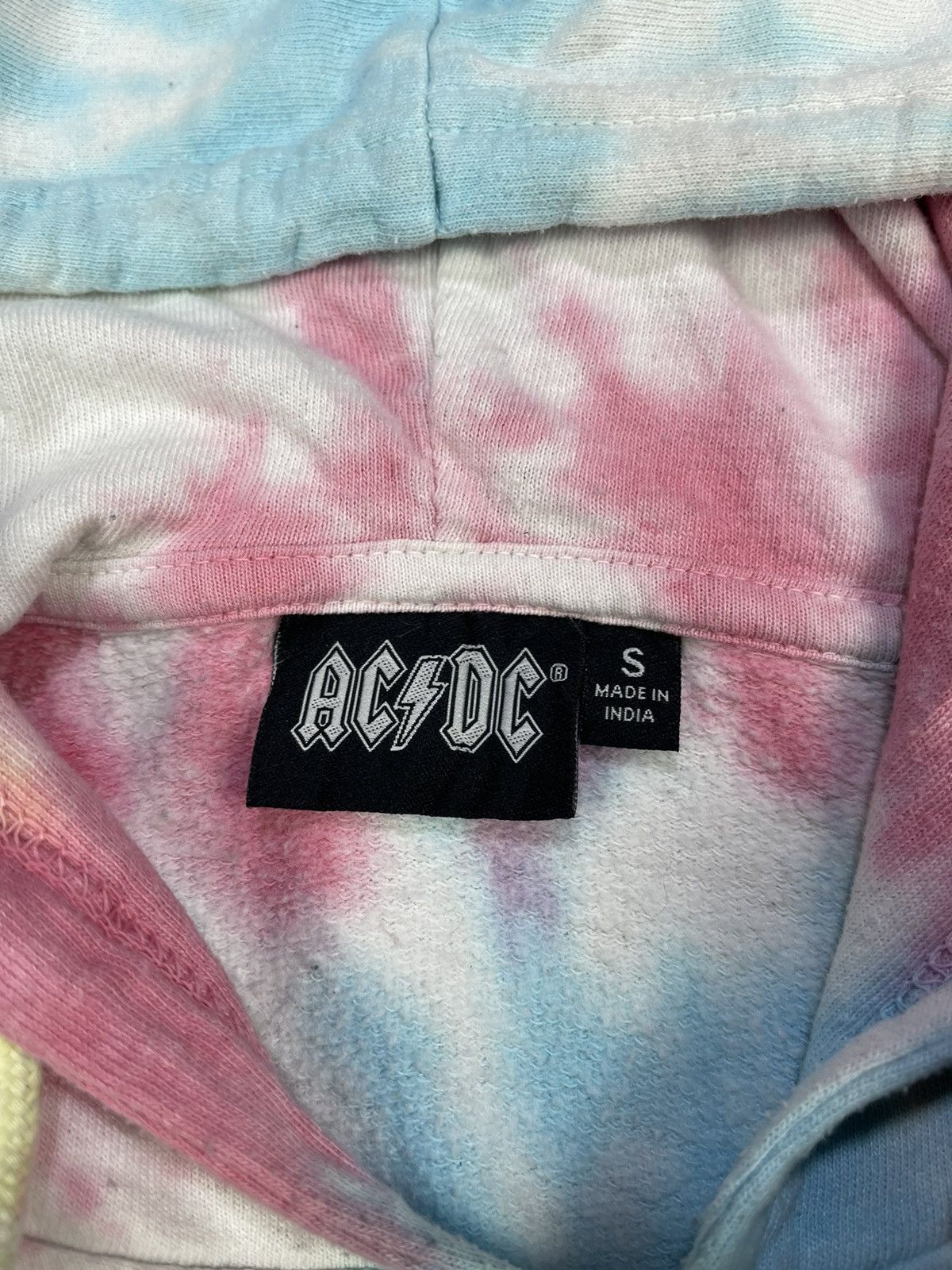 AC/DC AC DC Thunder Sleeve Tie Dye Pull Over hoodies Size US S / EU 44-46 / 1 - 9 Thumbnail