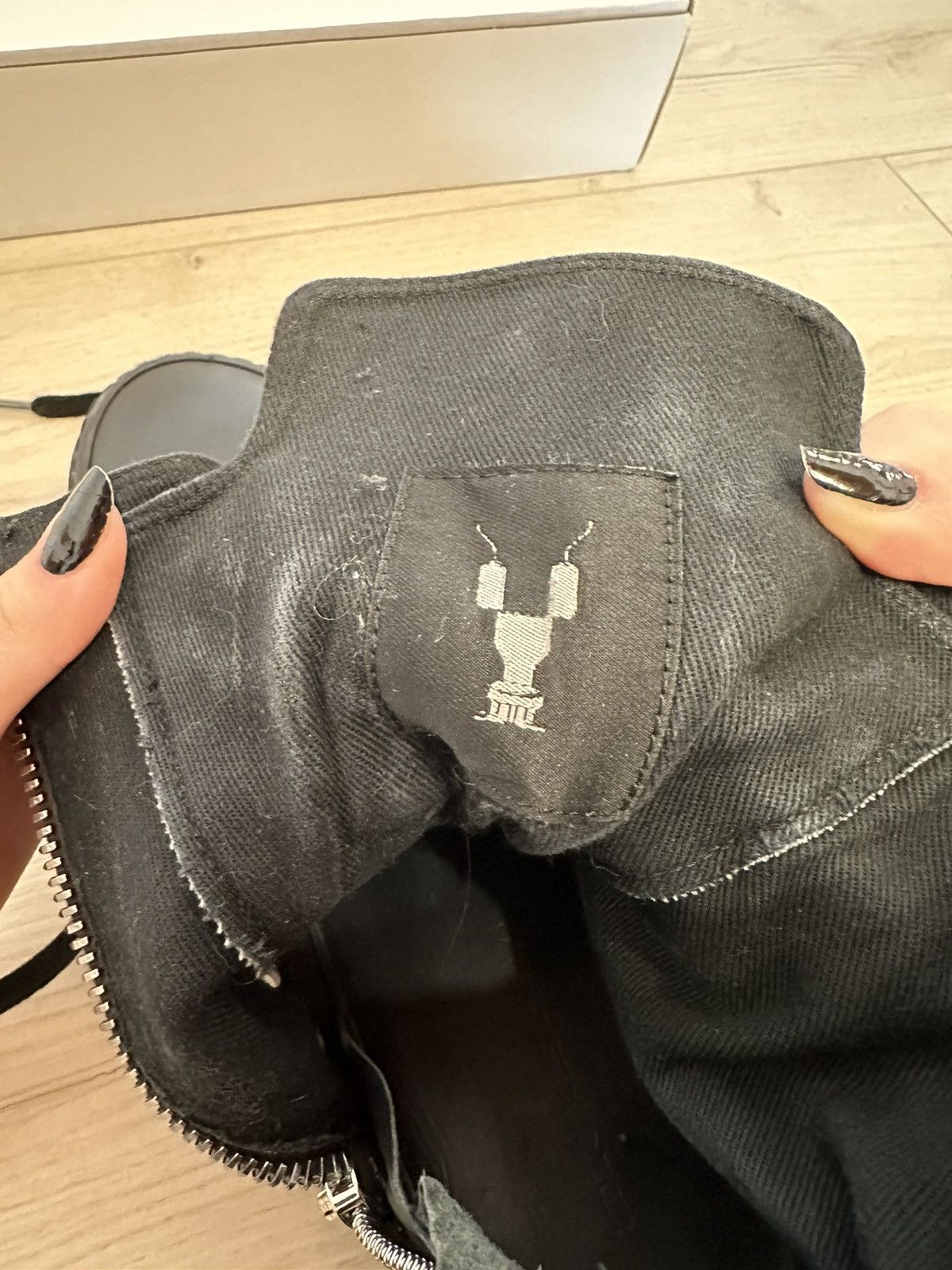Rick Owens BLACK RICK OWENS LEATHER RAMONES 2021 Size US 8 / EU 41 - 6 Thumbnail