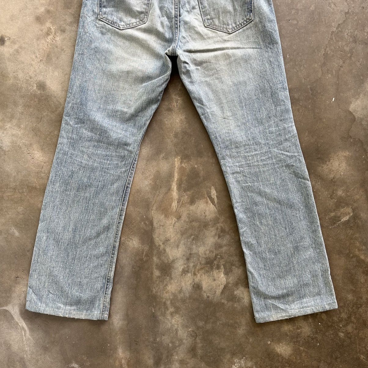 Edwin × Jean × Vintage Vintage Edwin Distress Faded Something Denim Jean Pant W31 Size US 31 - 11 Thumbnail
